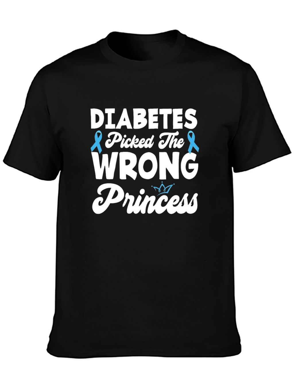 Diabetes Picked The Wrong Princess T-Shirt