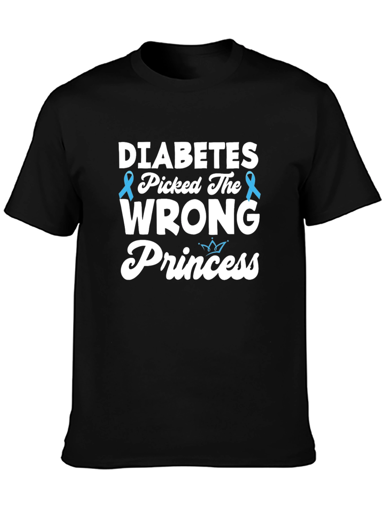 Diabetes Picked The Wrong Princess T-Shirt