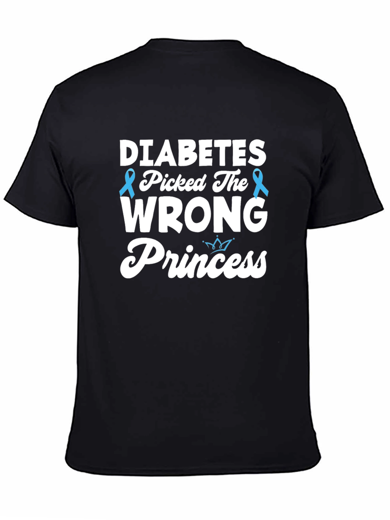 Diabetes Picked The Wrong Princess T-Shirt