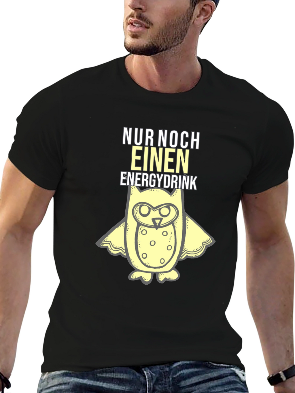 Funny German Energy Drink Owl T-Shirt
