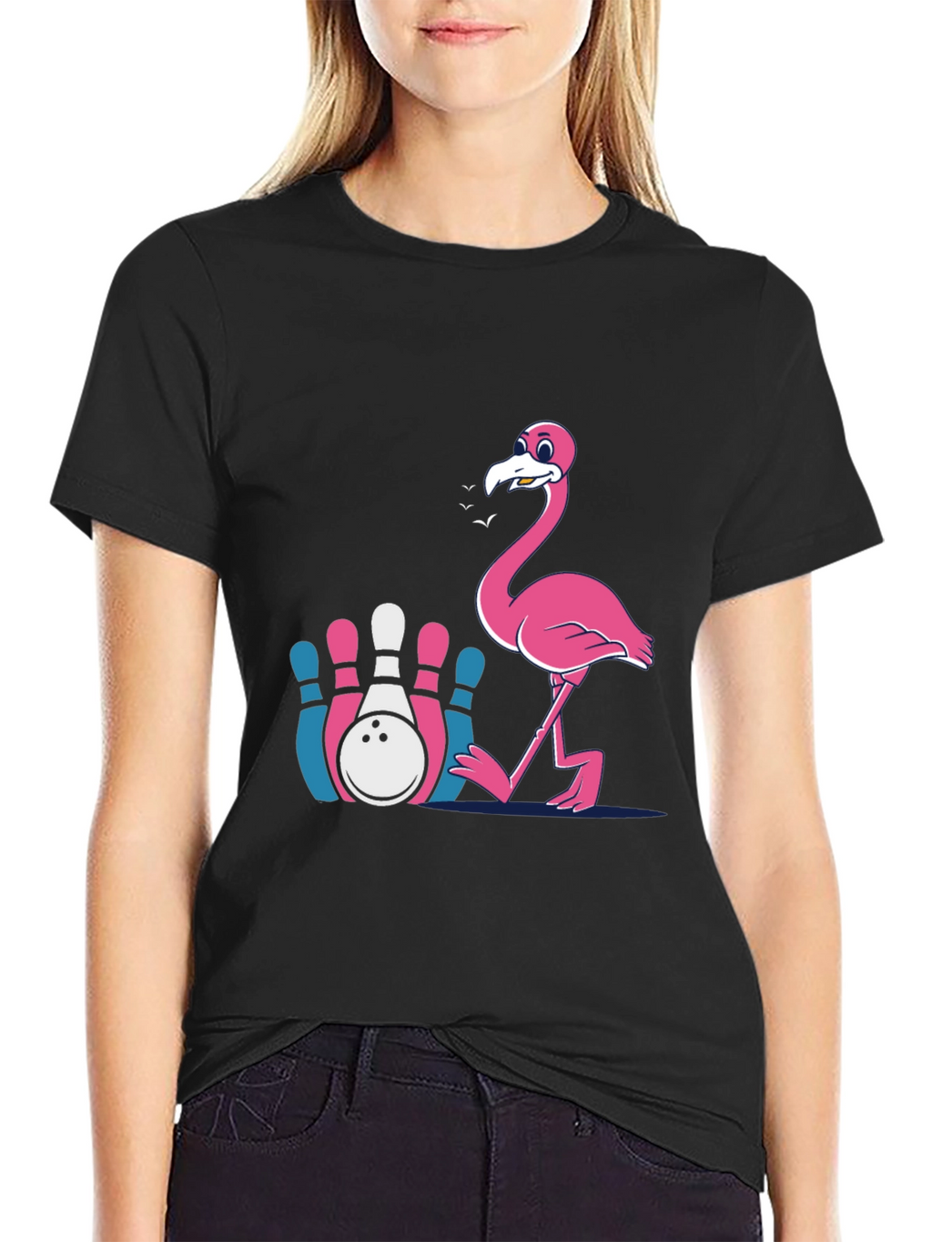 Flamingo Bowling T-Shirt