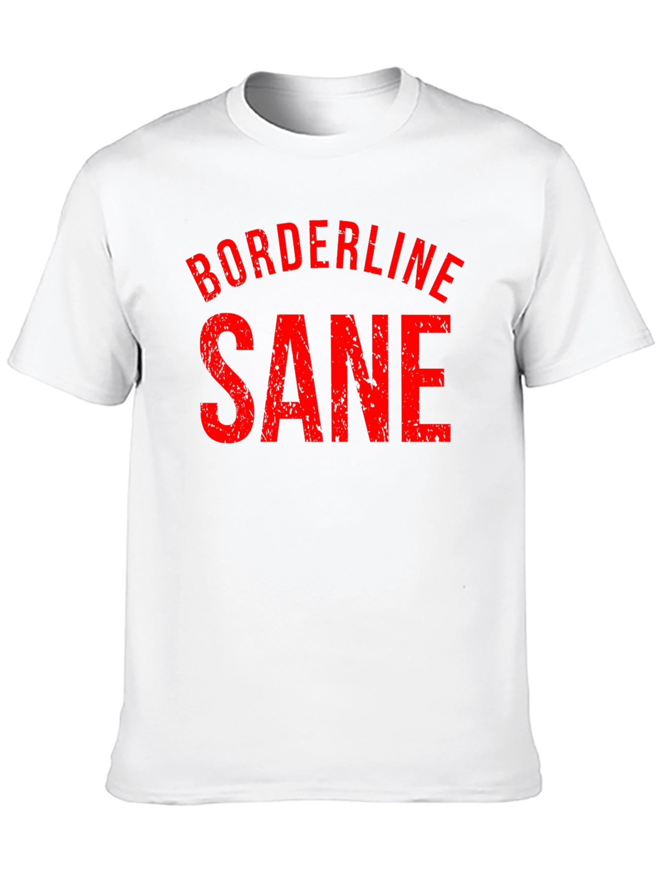 Borderline Sane Graphic T-Shirt - Black