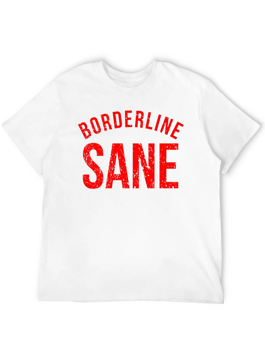 Borderline Sane Graphic T-Shirt - Black