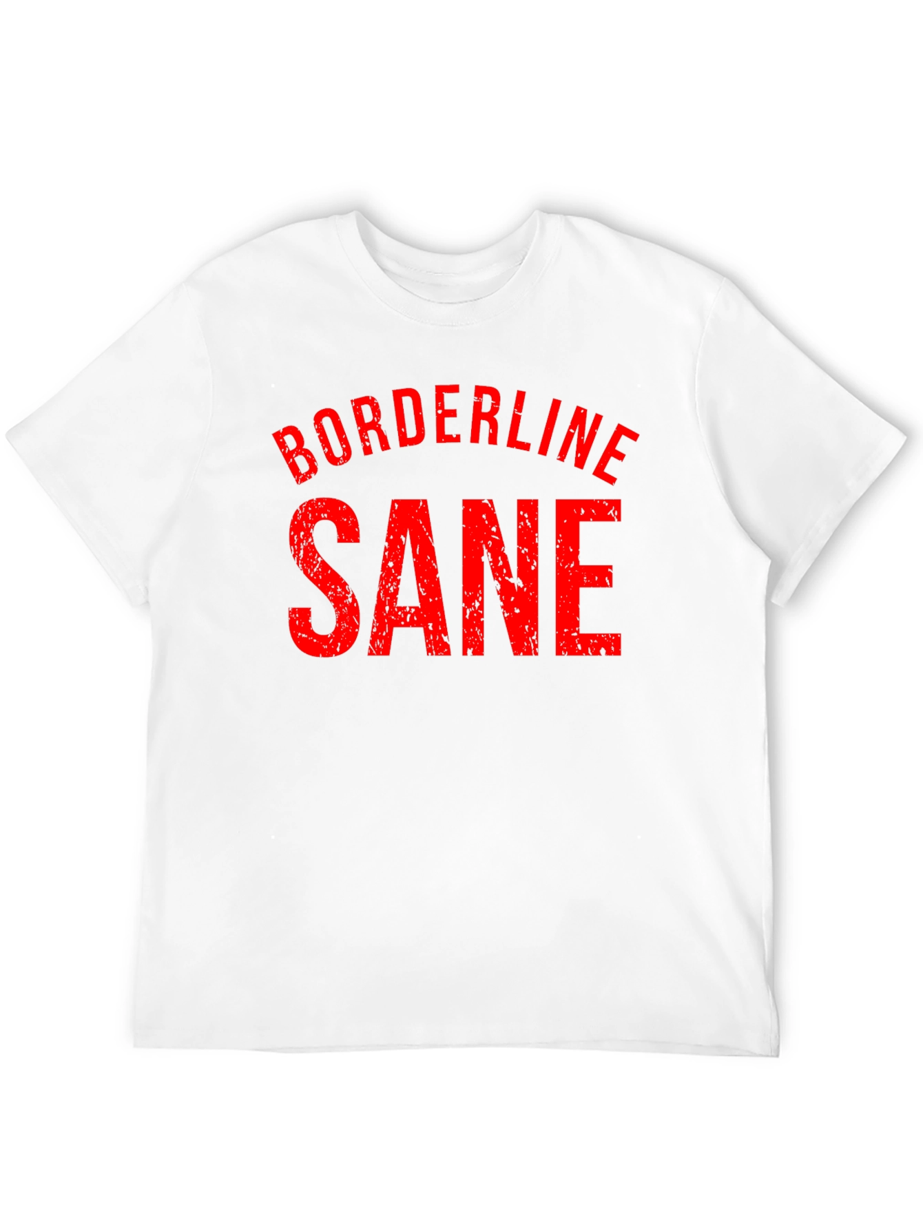 Borderline Sane Graphic T-Shirt - Black