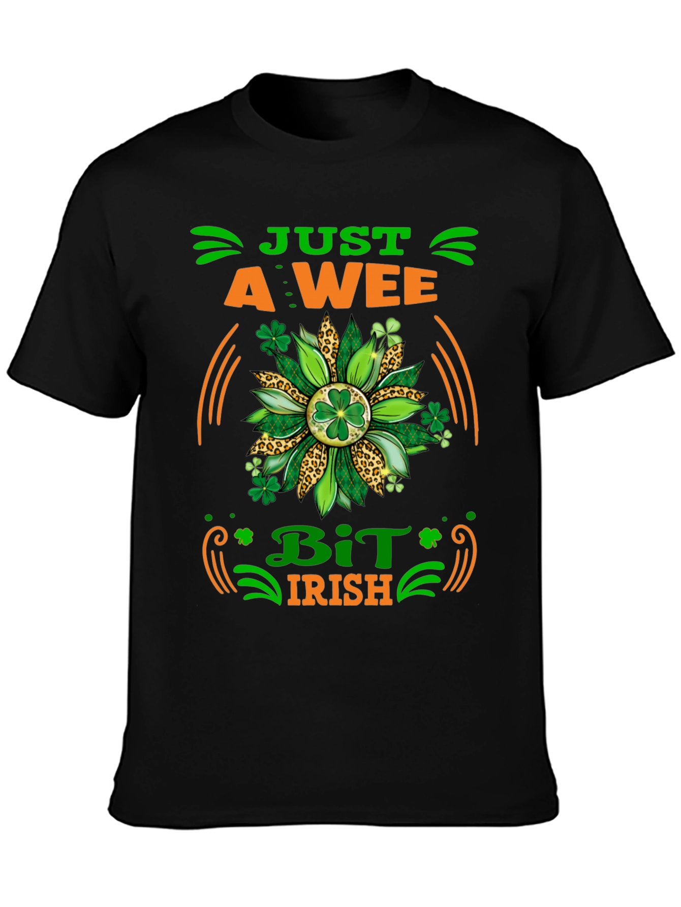 Just A Wee Bit Irish Graphic T-Shirt