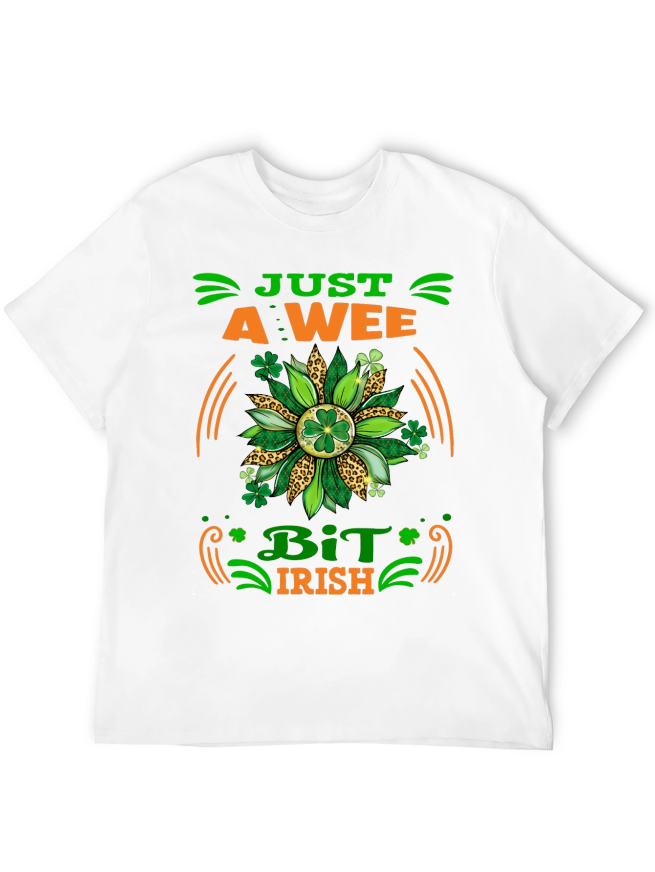 Just A Wee Bit Irish Graphic T-Shirt