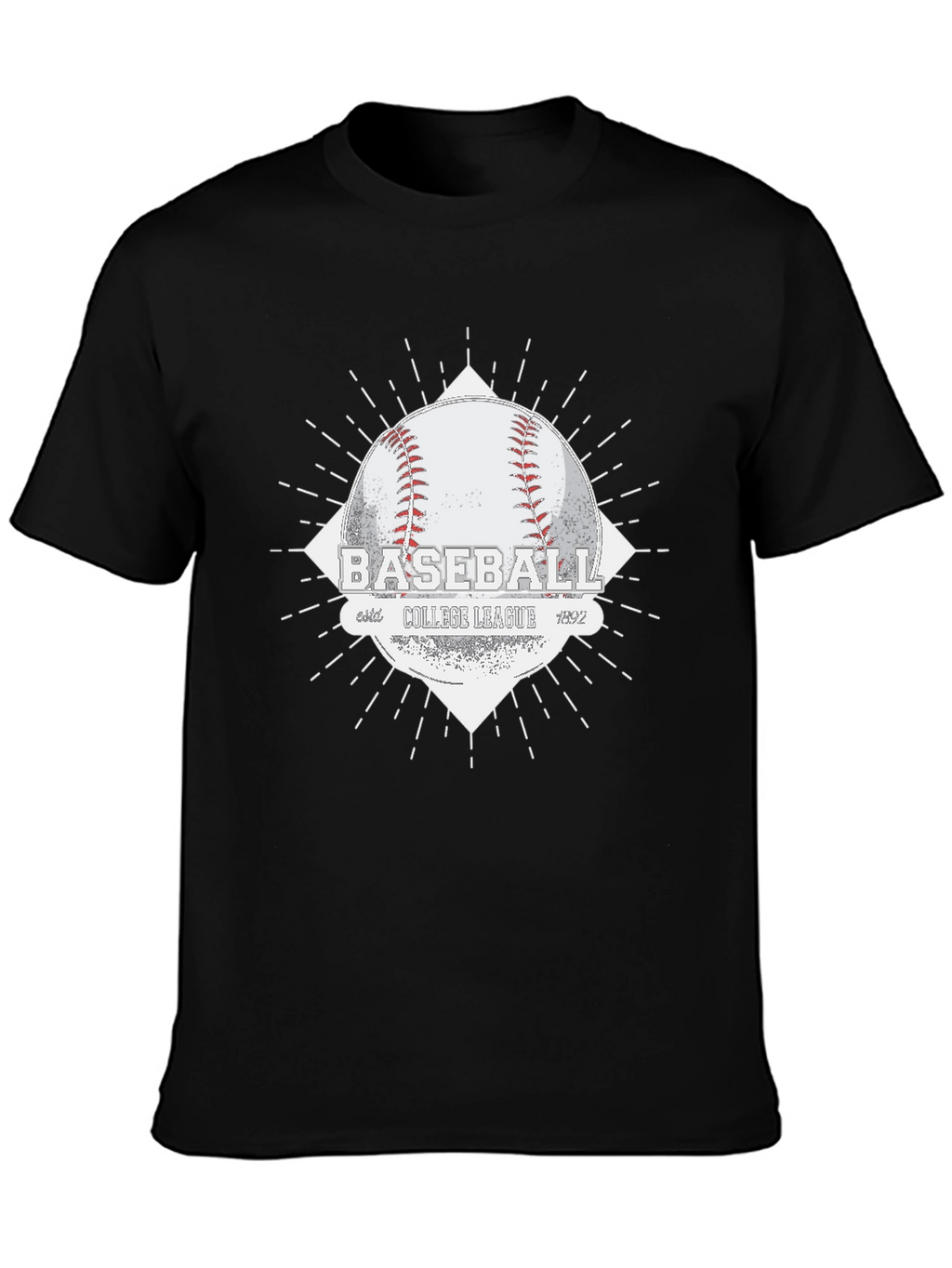 Baseball College League Graphic Tee
