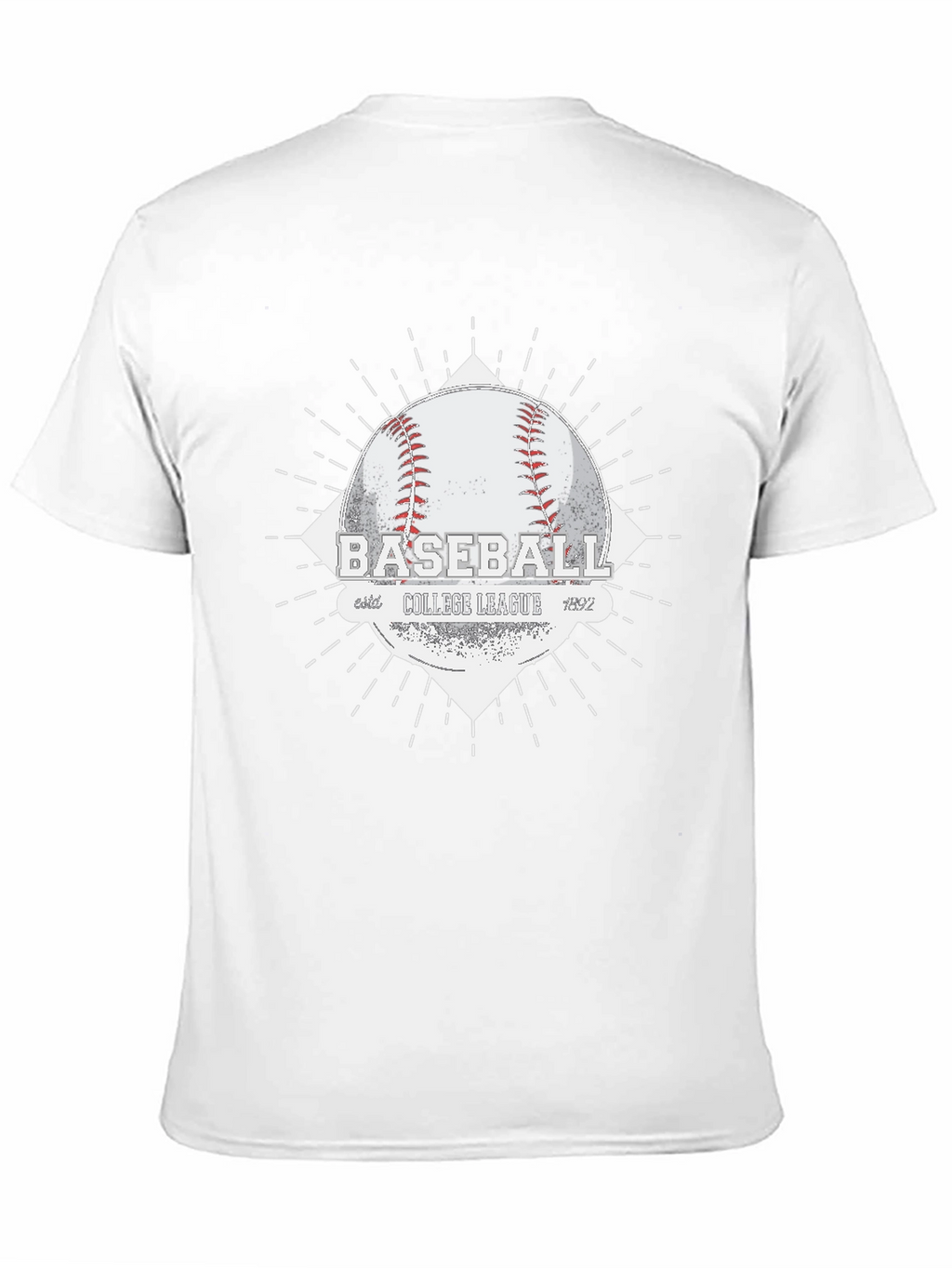 Baseball College League Graphic Tee