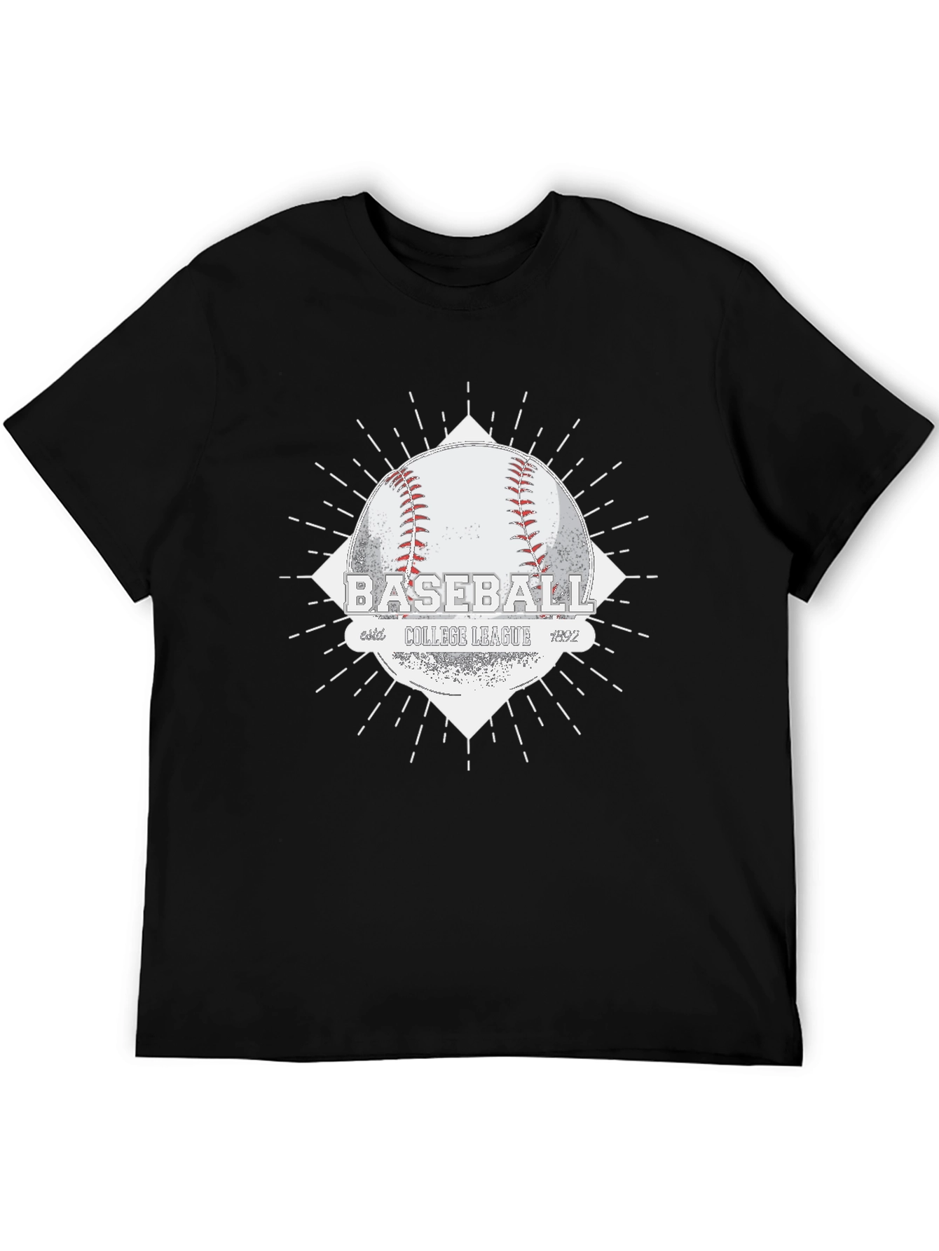Baseball College League Graphic Tee
