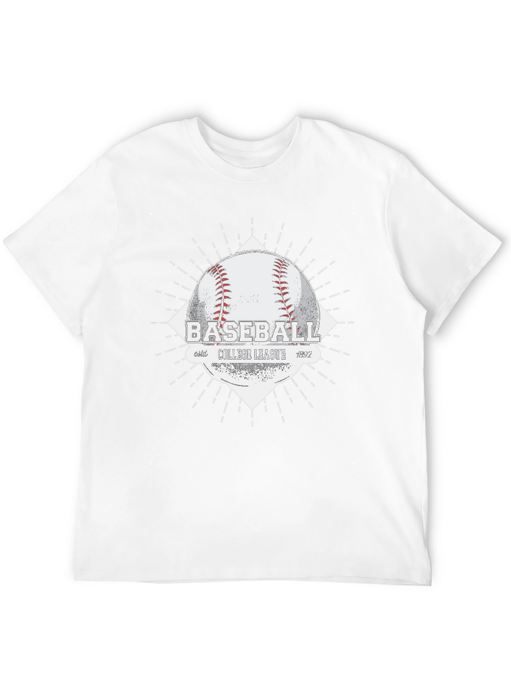 Baseball College League Graphic Tee
