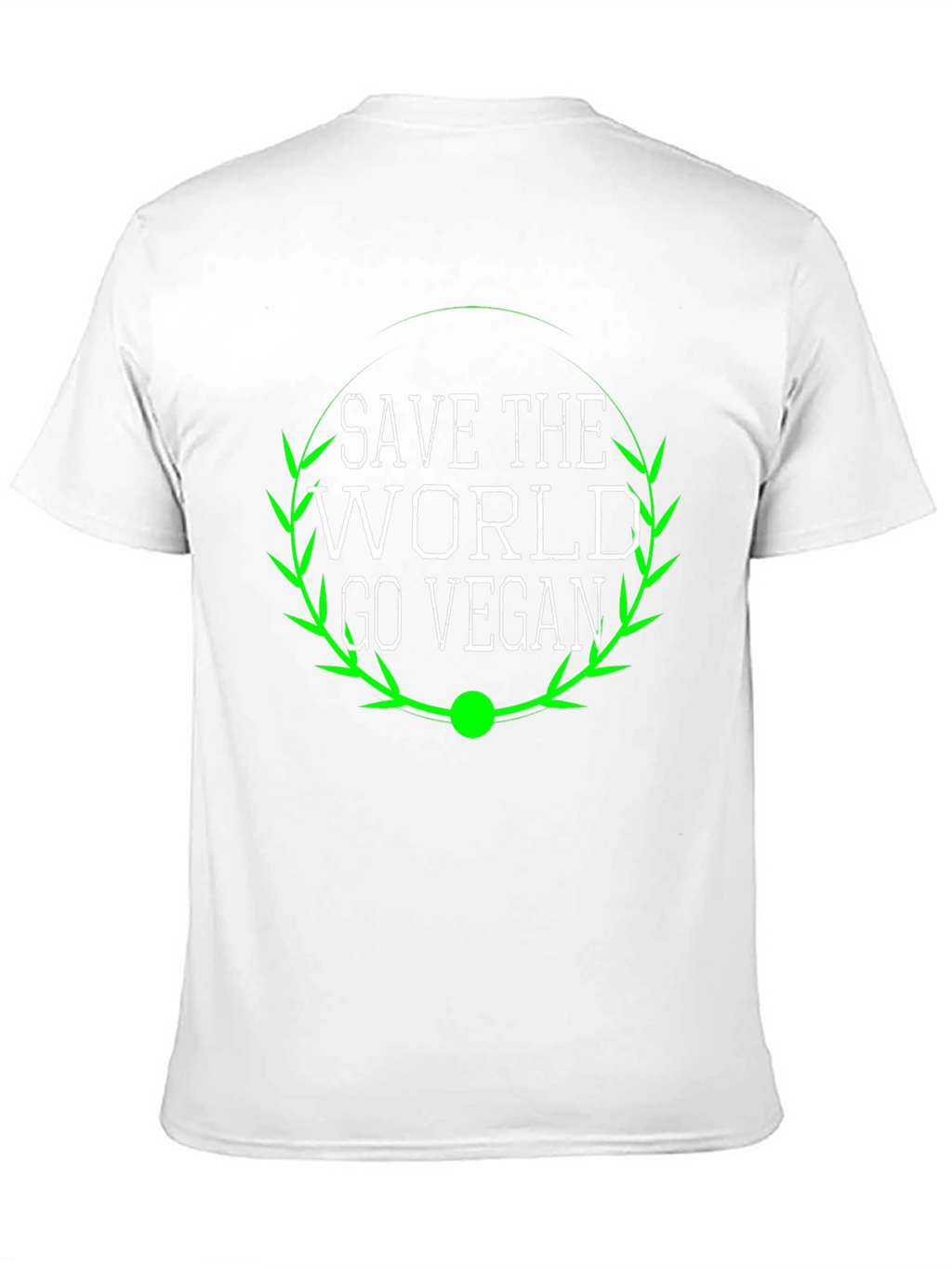 Save the World Go Vegan Graphic Tee