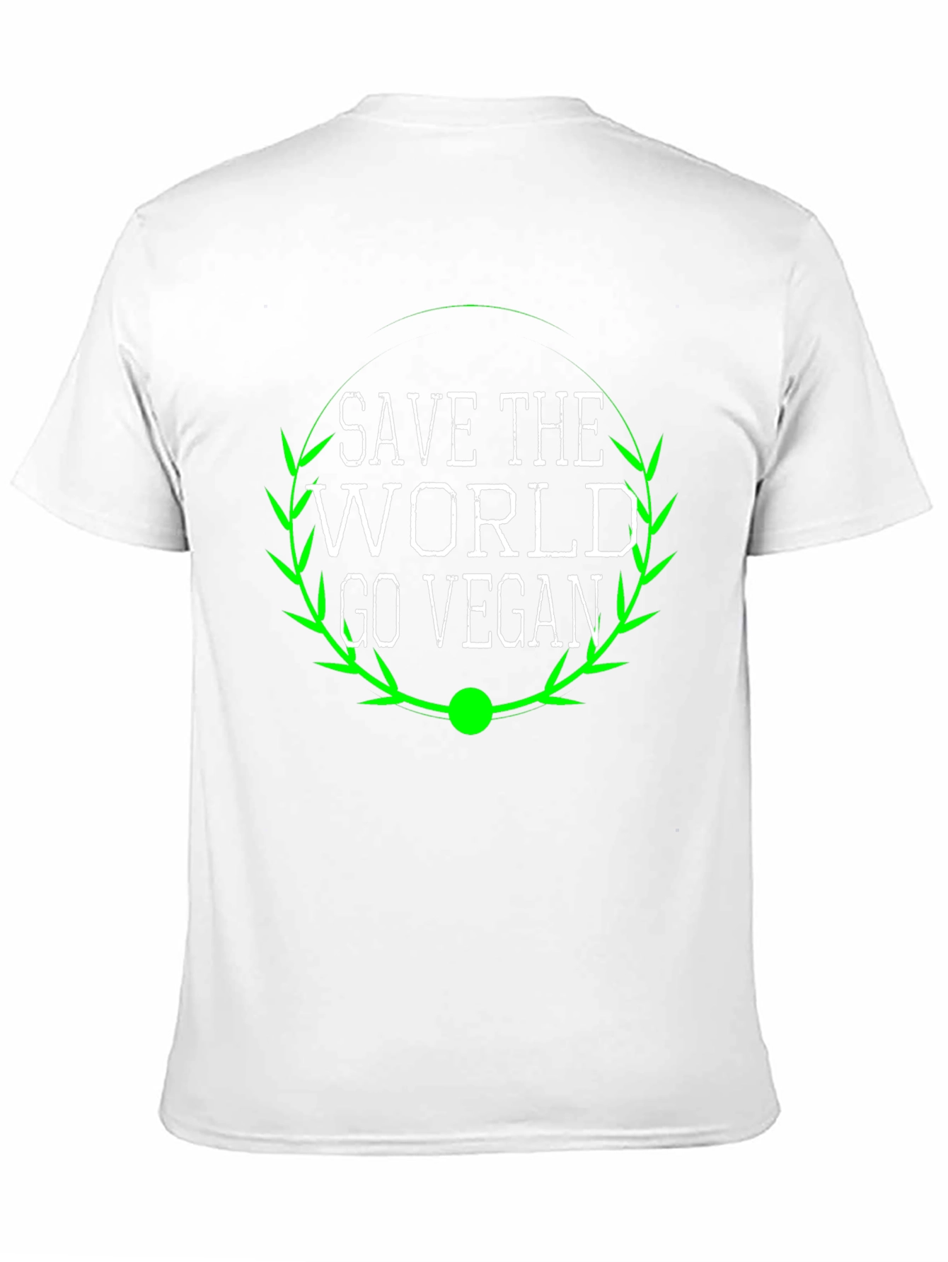 Save the World Go Vegan Graphic Tee