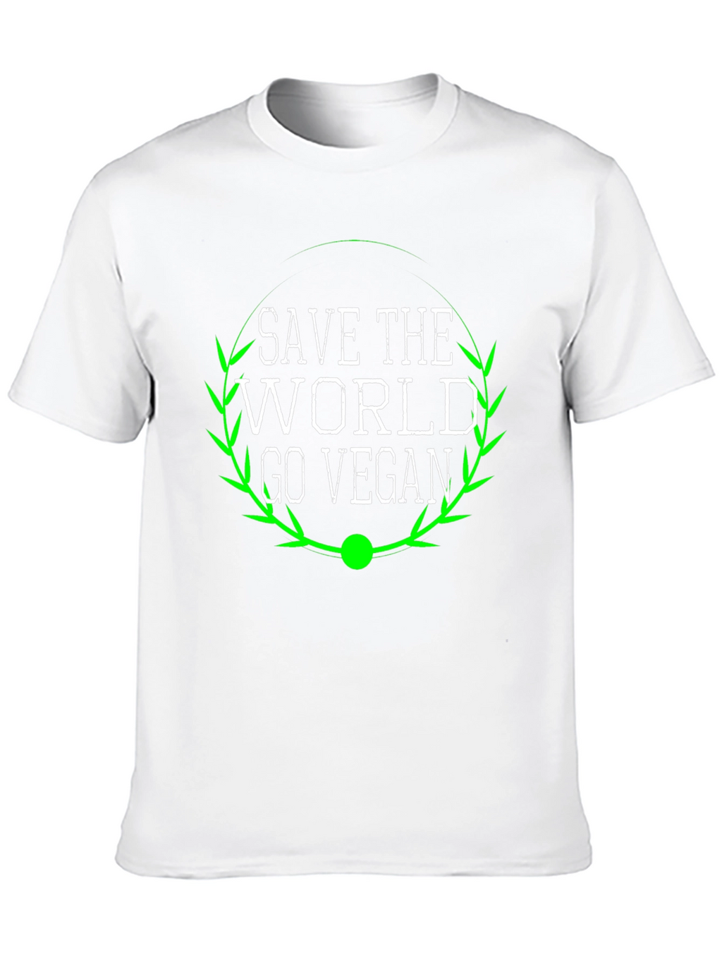 Save the World Go Vegan Graphic Tee