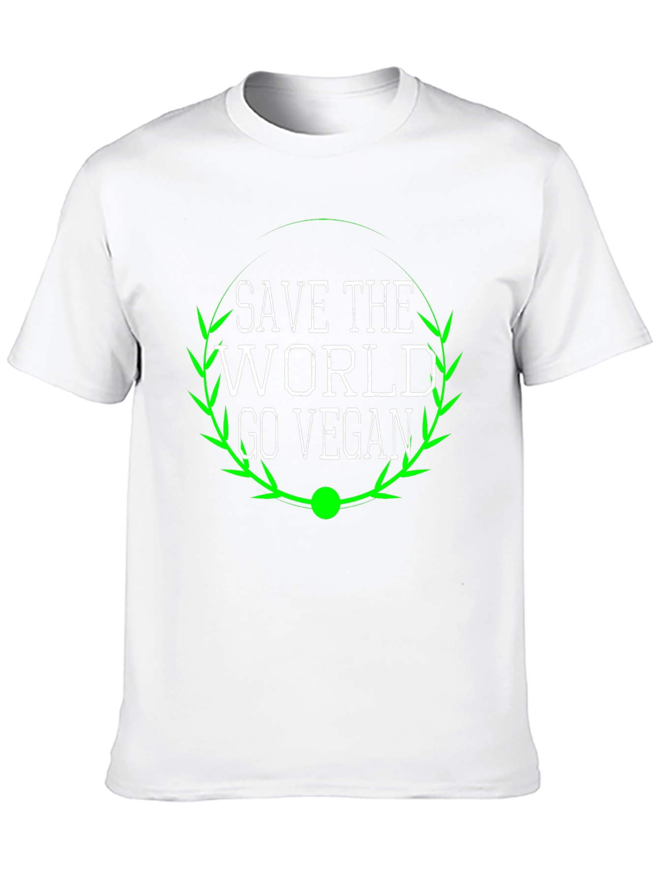Save the World Go Vegan Graphic Tee