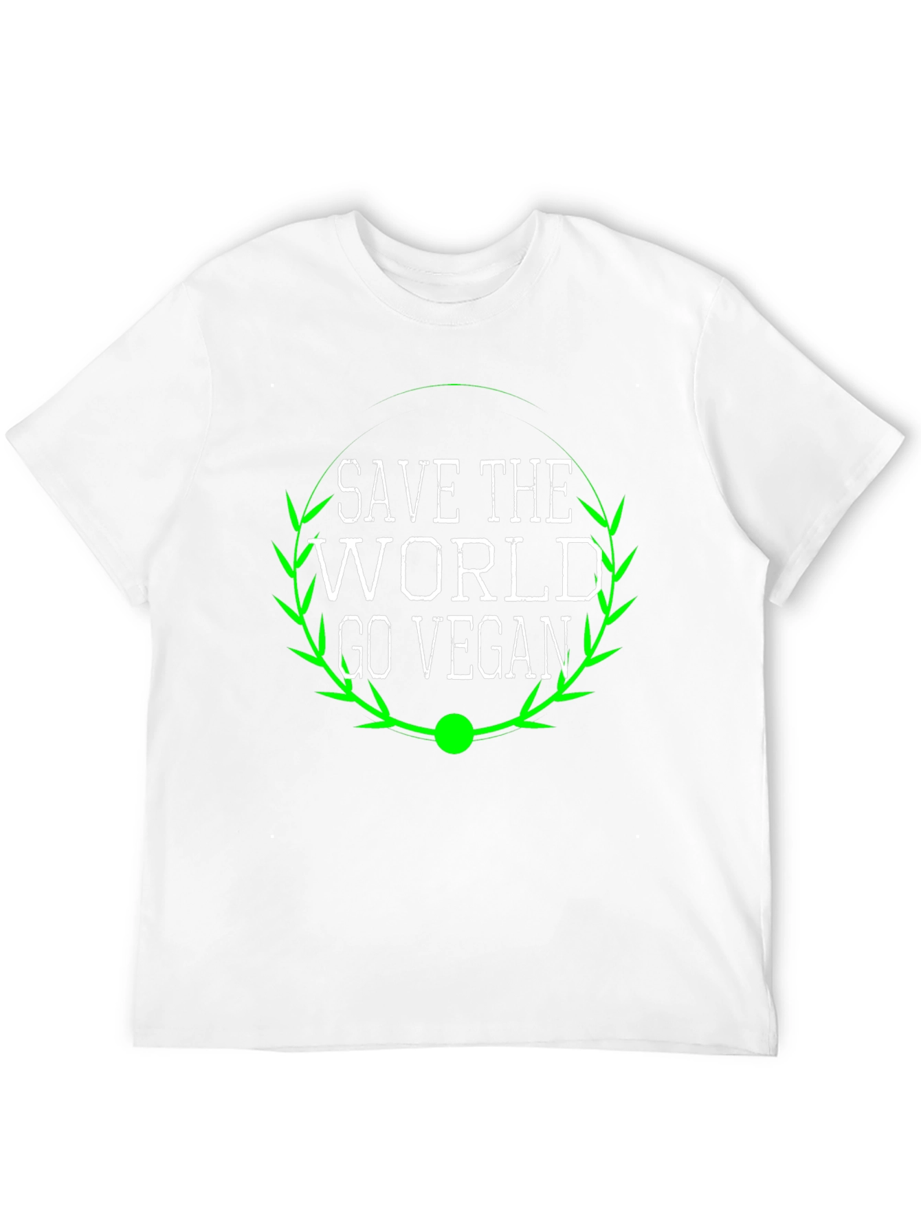 Save the World Go Vegan Graphic Tee