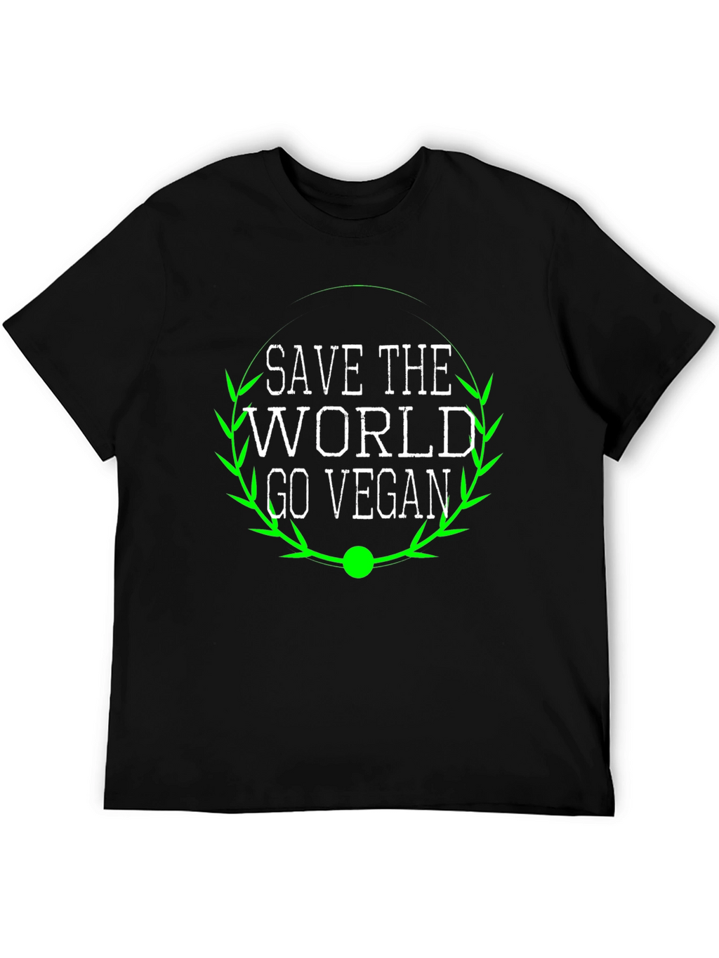 Save the World Go Vegan Graphic Tee