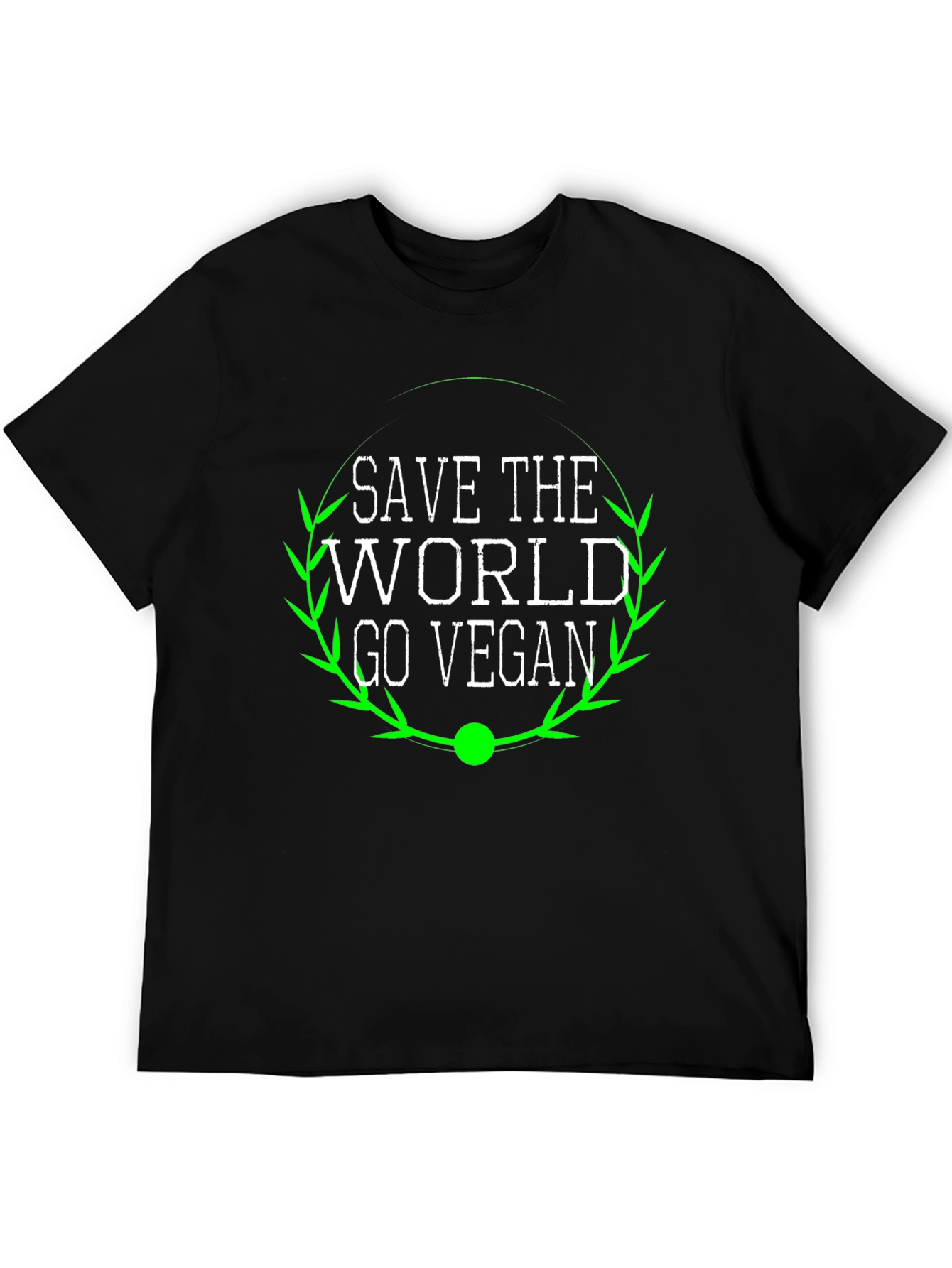 Save the World Go Vegan Graphic Tee