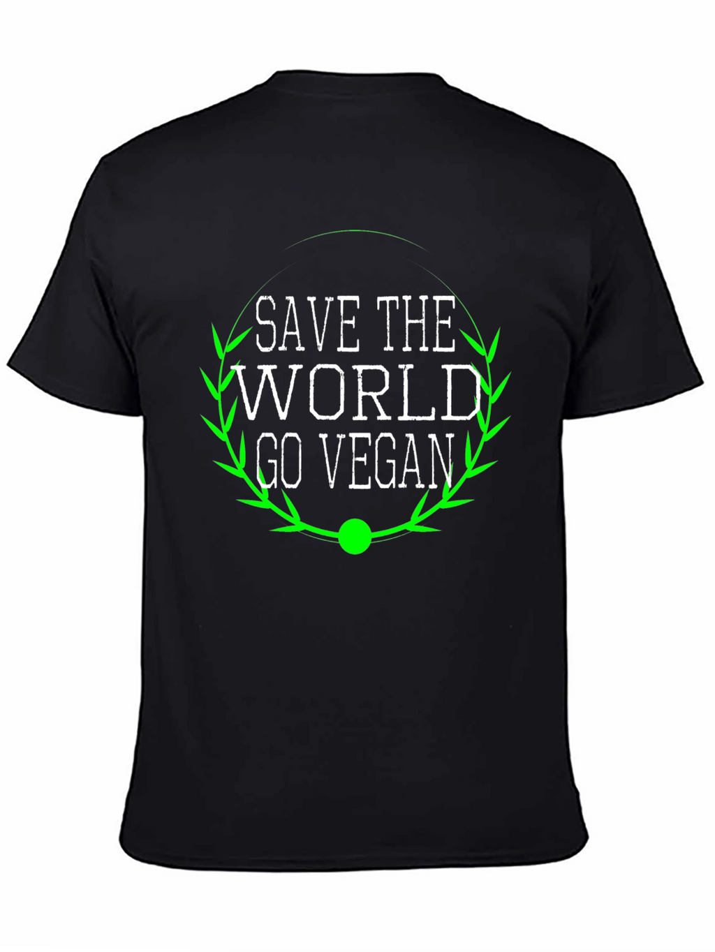 Save the World Go Vegan Graphic Tee