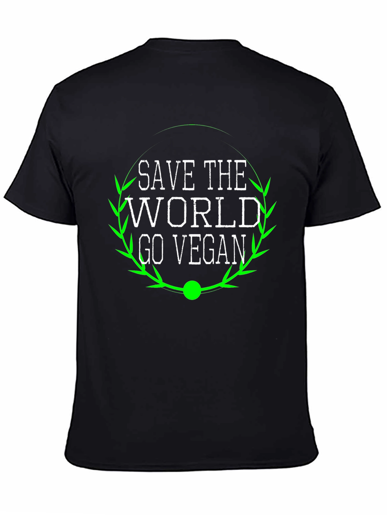 Save the World Go Vegan Graphic Tee