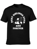 Best Siblings Ever T-Shirt Black