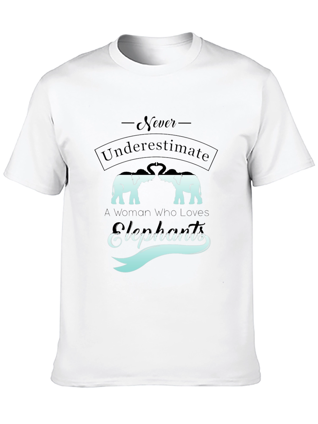 Elephant Lovers Graphic Tee - Never Underestimate