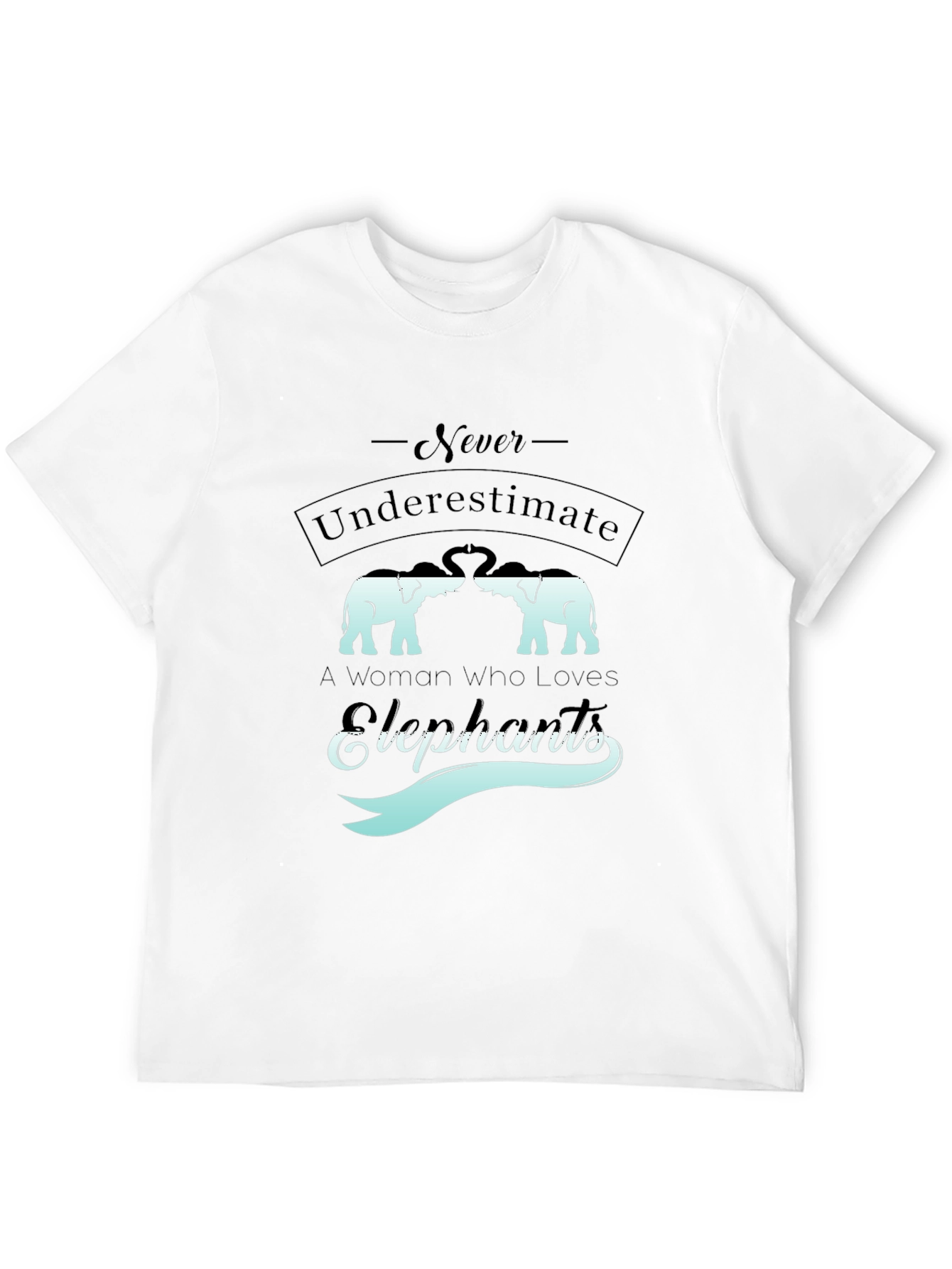 Elephant Lovers Graphic Tee - Never Underestimate
