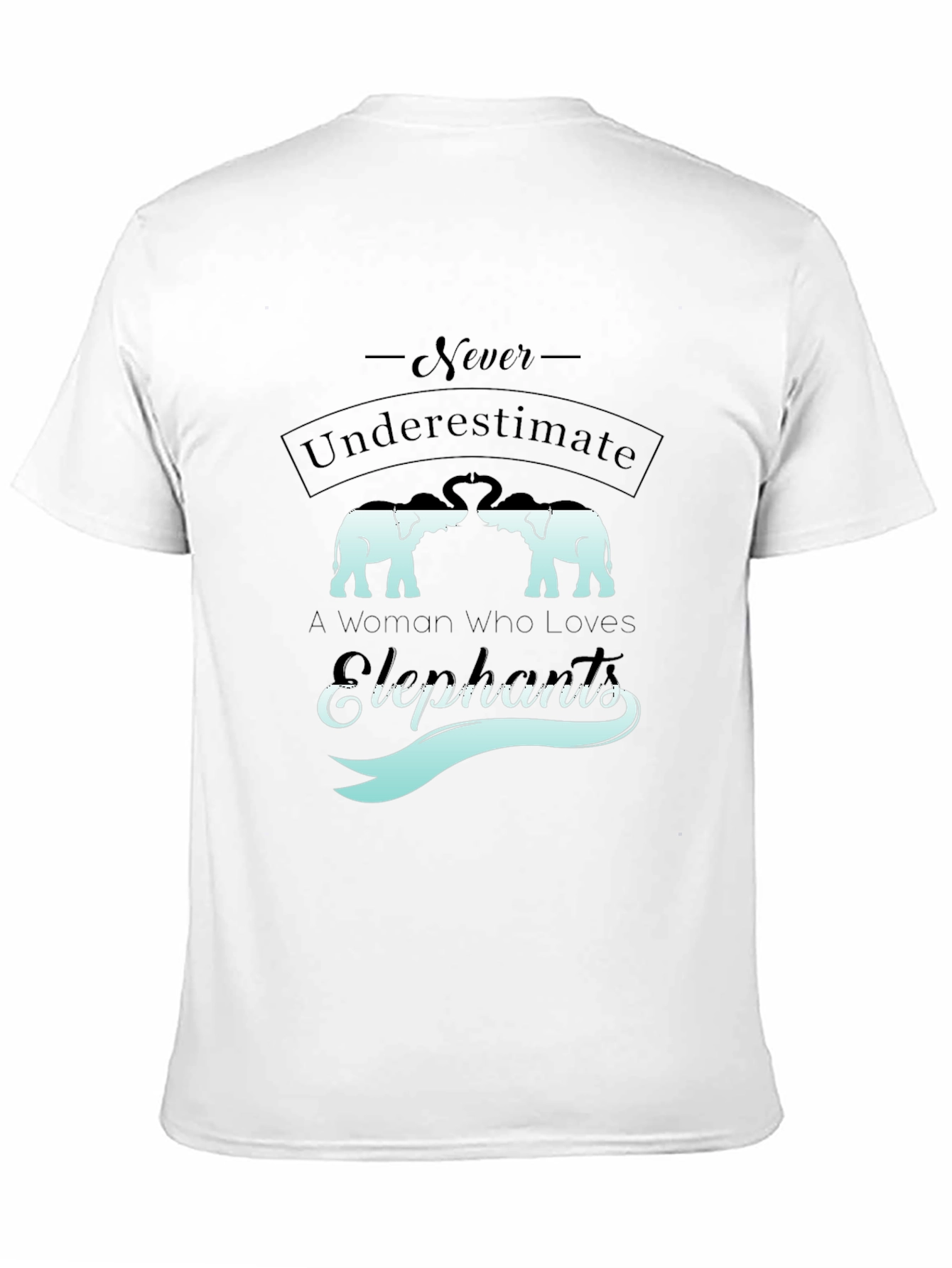 Elephant Lovers Graphic Tee - Never Underestimate