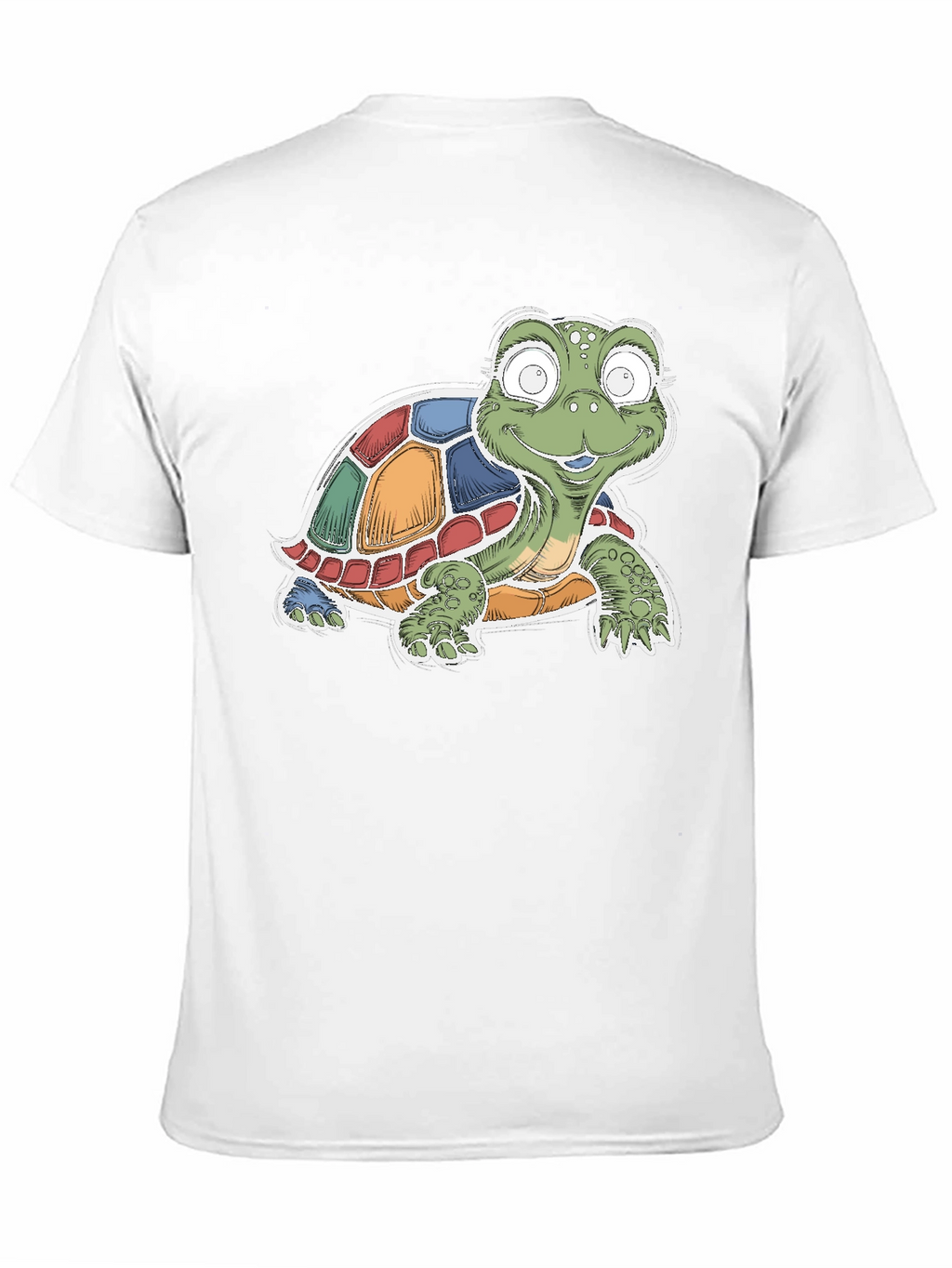 Cartoon Turtle Graphic Tee - Fun & Unique
