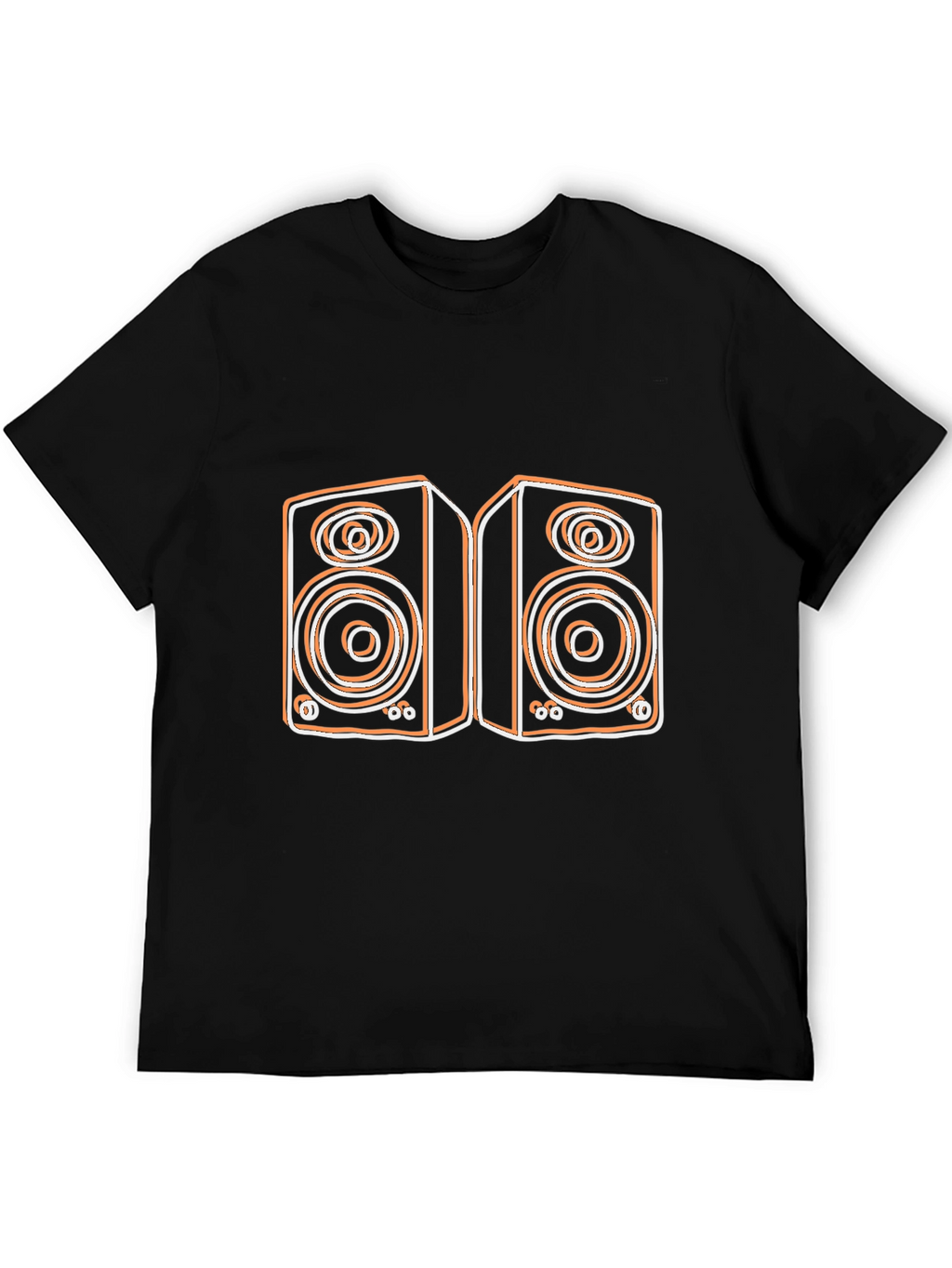 Speaker Graphic Tee - Modern Music Lover T-Shirt