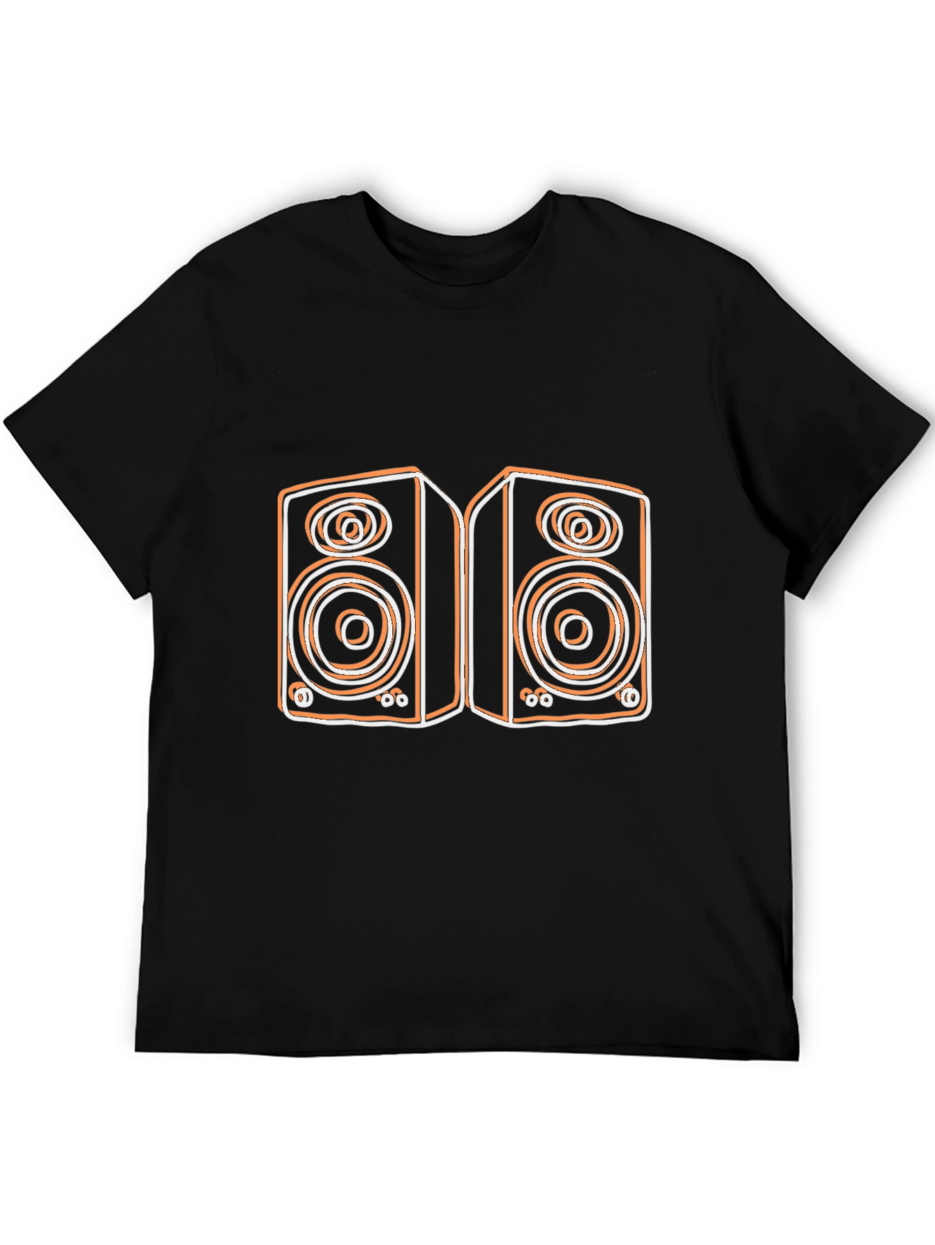 Speaker Graphic Tee - Modern Music Lover T-Shirt