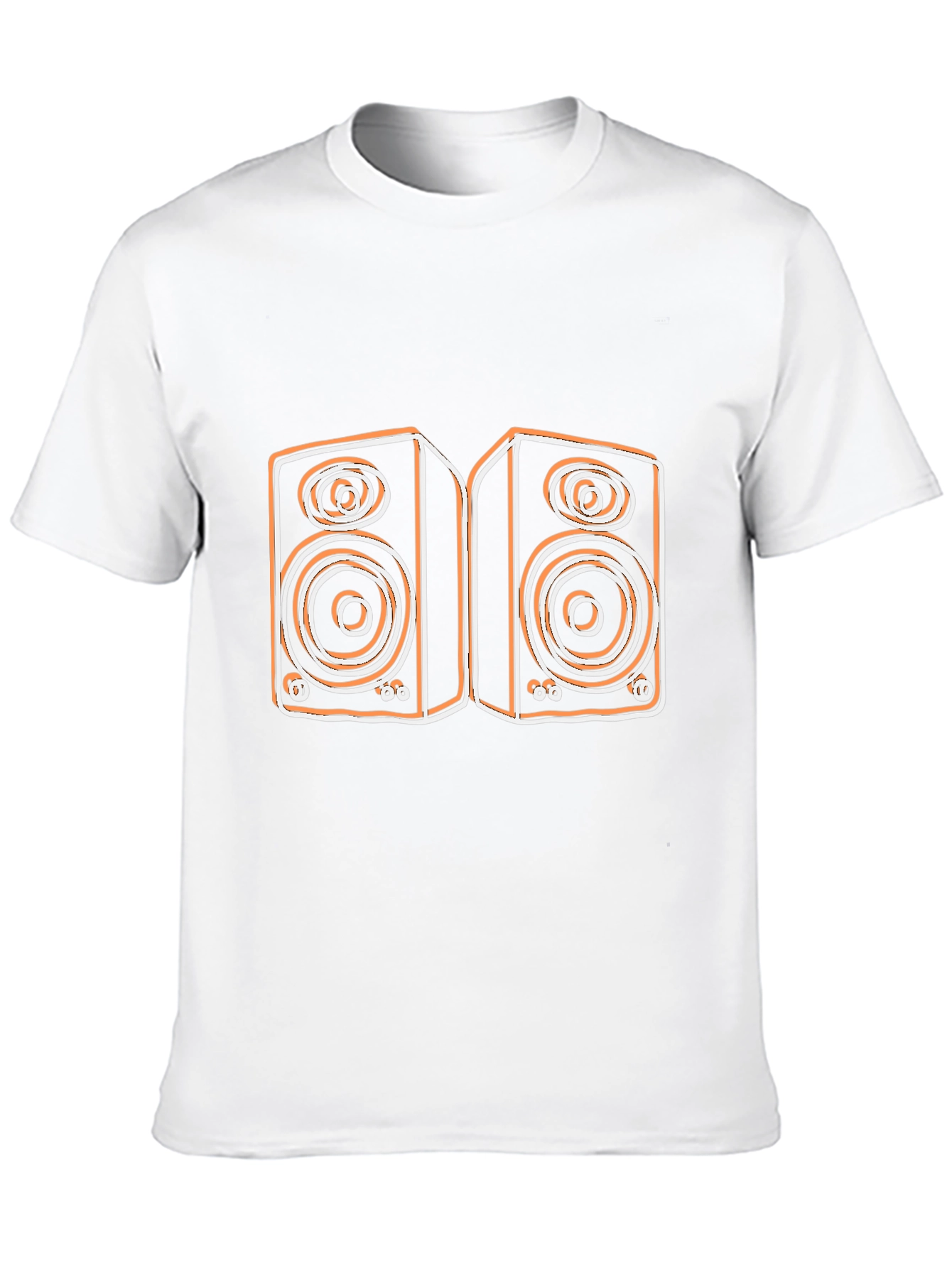 Speaker Graphic Tee - Modern Music Lover T-Shirt