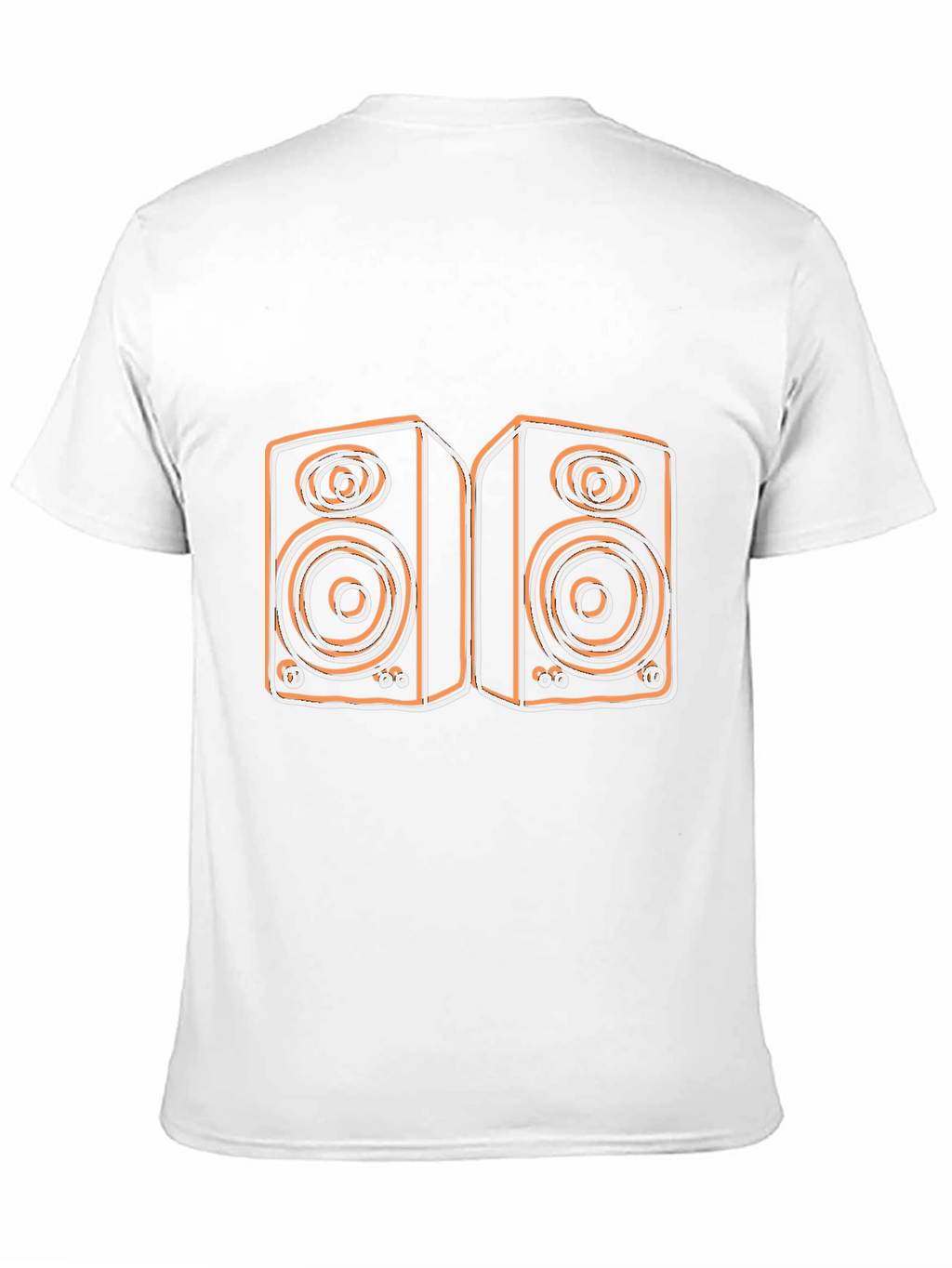 Speaker Graphic Tee - Modern Music Lover T-Shirt