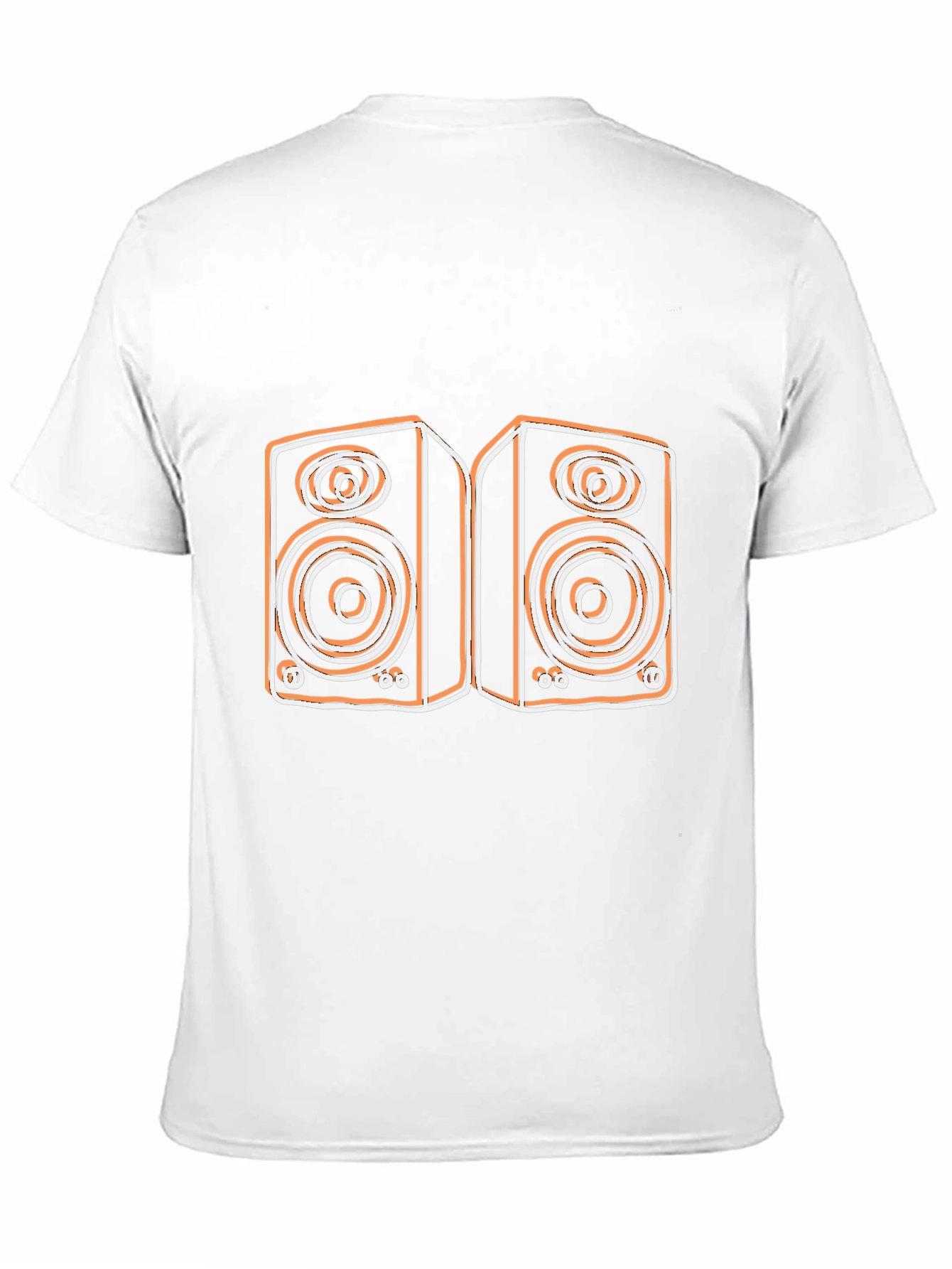 Speaker Graphic Tee - Modern Music Lover T-Shirt