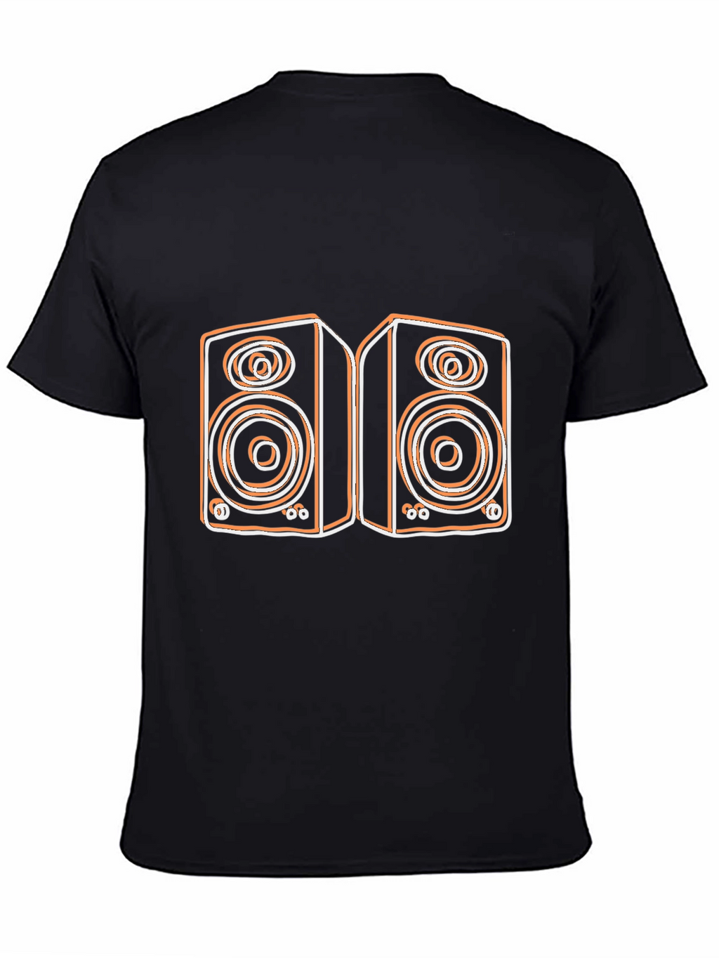 Speaker Graphic Tee - Modern Music Lover T-Shirt