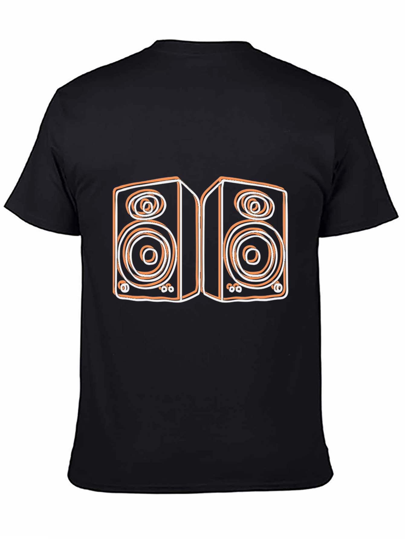 Speaker Graphic Tee - Modern Music Lover T-Shirt