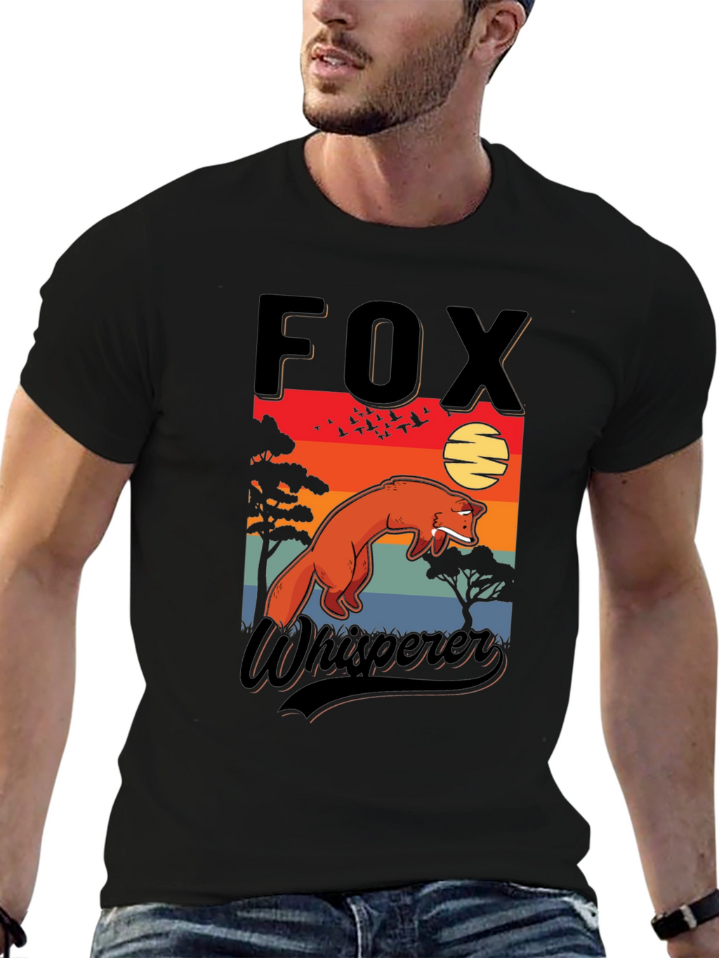 Fox Whisperer Graphic T-Shirt - Nature Inspired Design