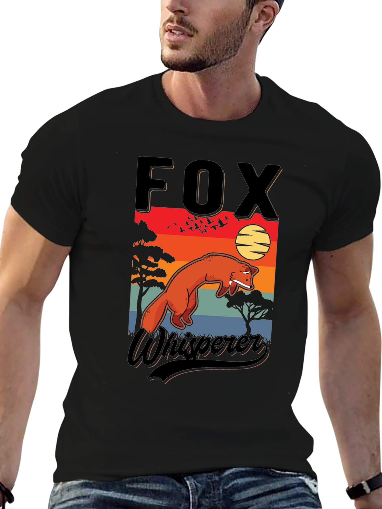 Fox Whisperer Graphic T-Shirt - Nature Inspired Design
