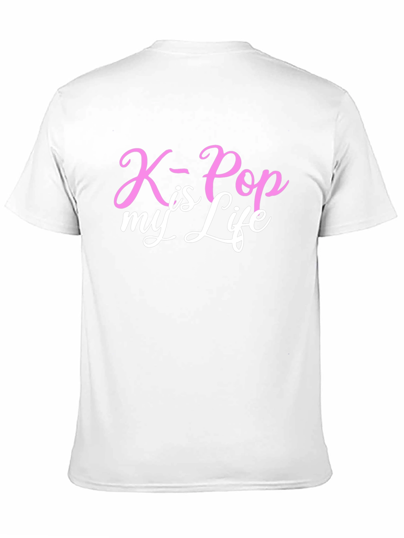 K-Pop is My Life Graphic Tee - Black