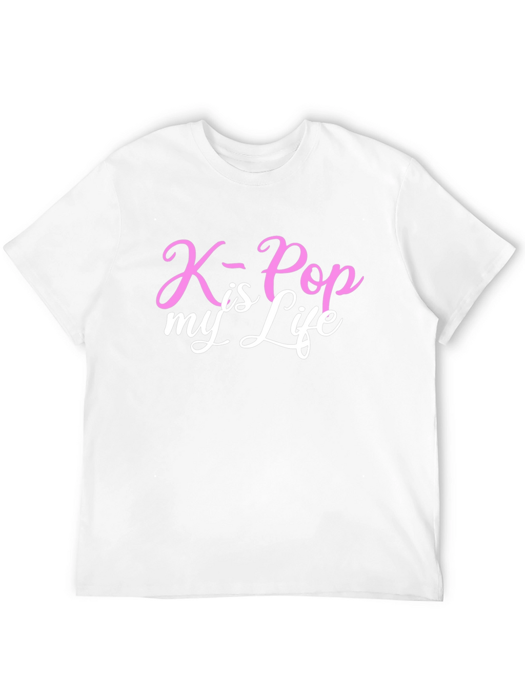 K-Pop is My Life Graphic Tee - Black