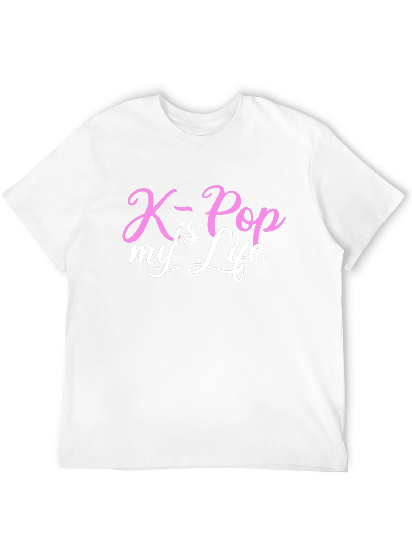 K-Pop is My Life Graphic Tee - Black