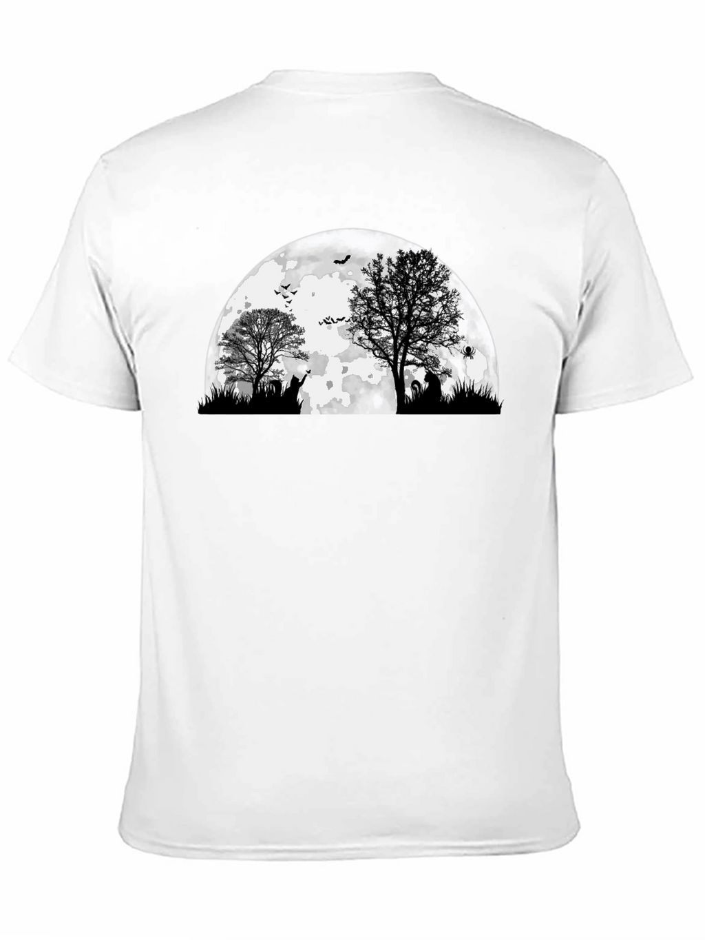 Spooky Halloween Moon Graphic Tee