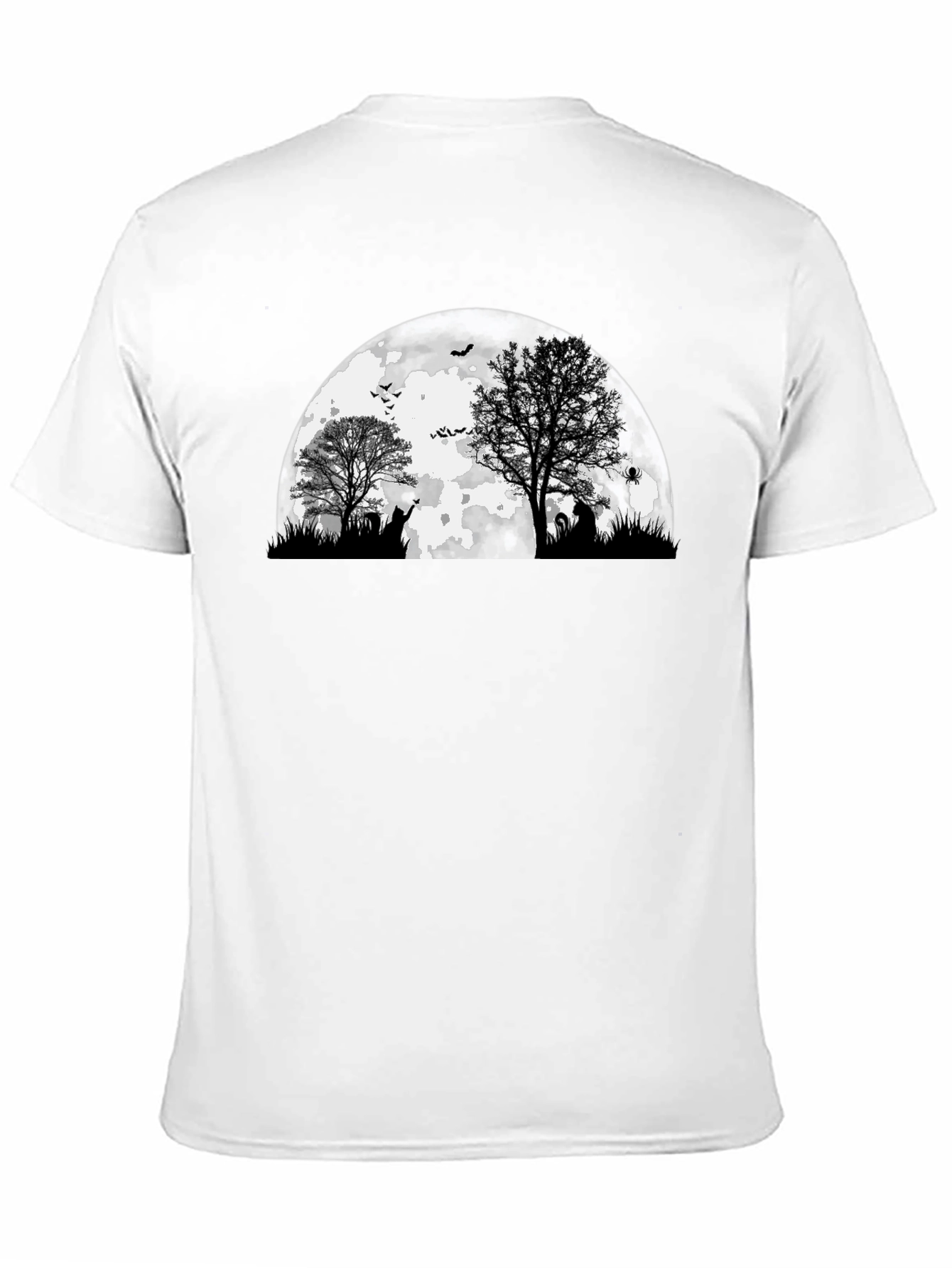 Spooky Halloween Moon Graphic Tee