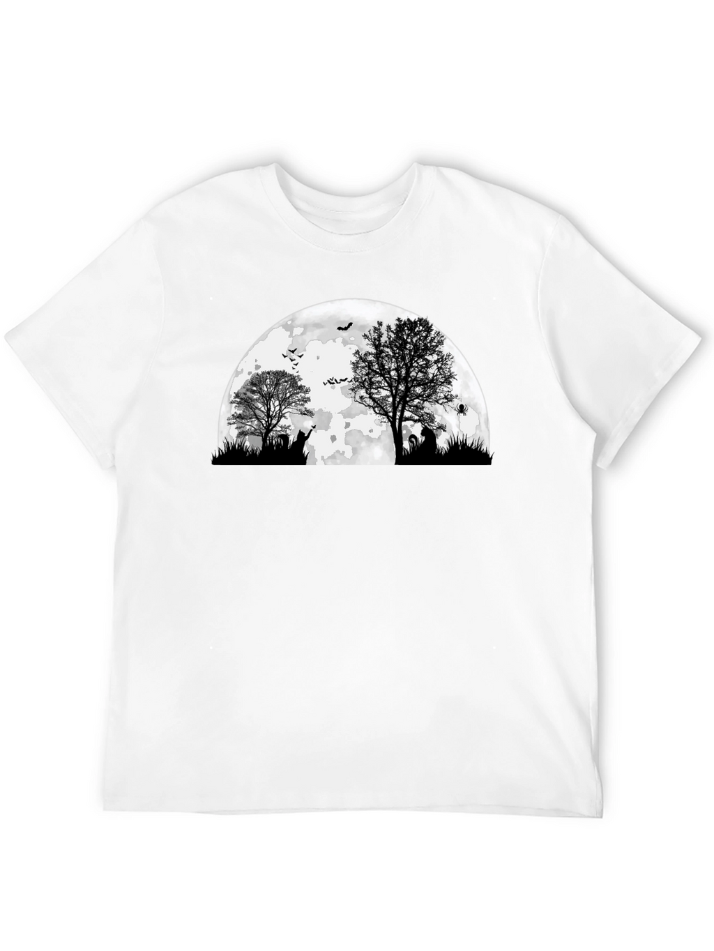 Spooky Halloween Moon Graphic Tee