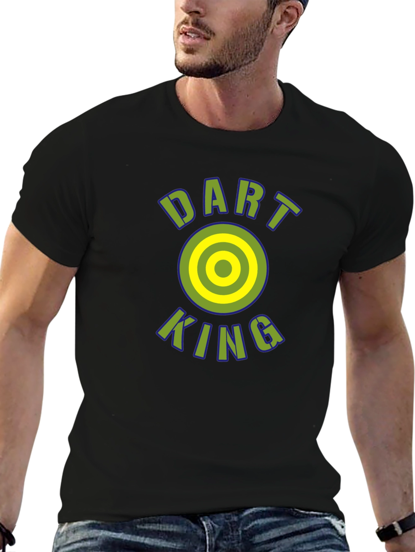 Dart King Graphic T-Shirt - Cool Casual Tee