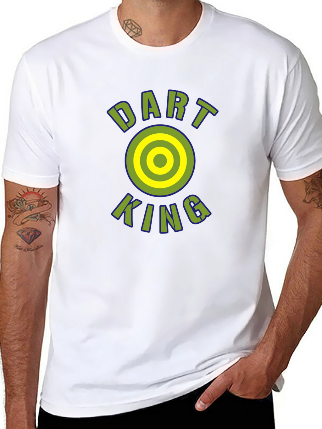 Dart King Graphic T-Shirt - Cool Casual Tee