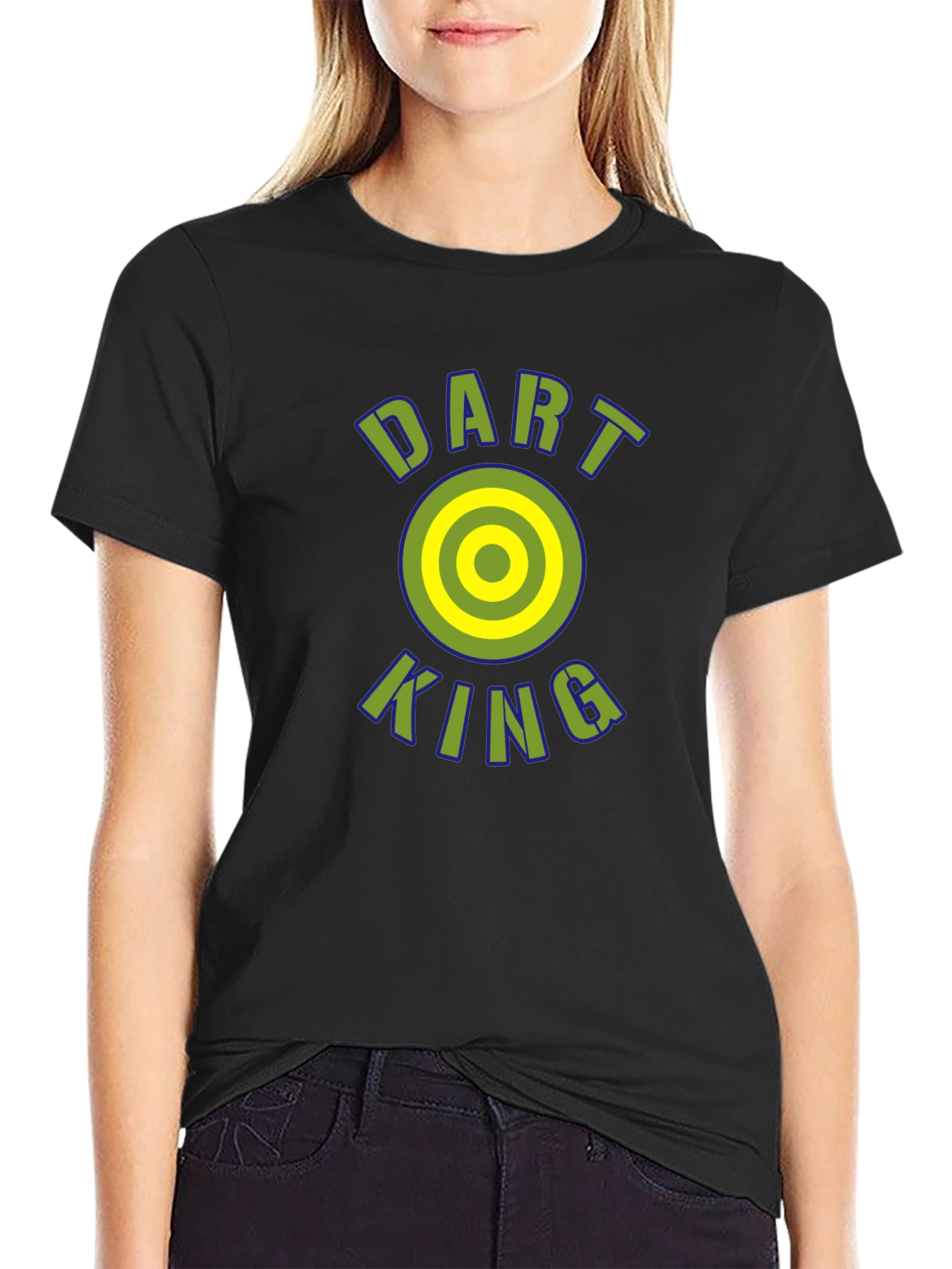 Dart King Graphic T-Shirt - Cool Casual Tee