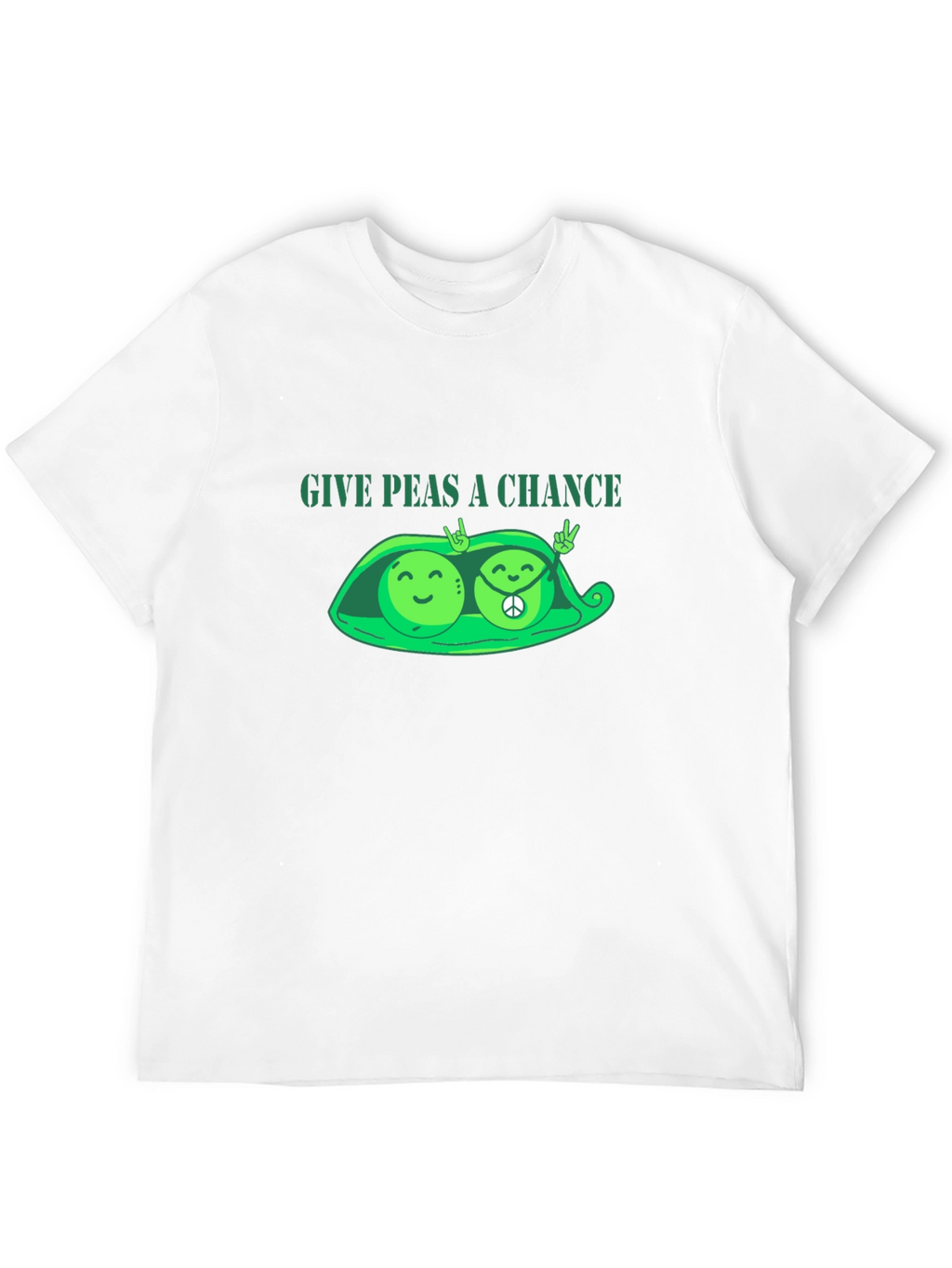 Give Peas a Chance T-Shirt - Peace & Love