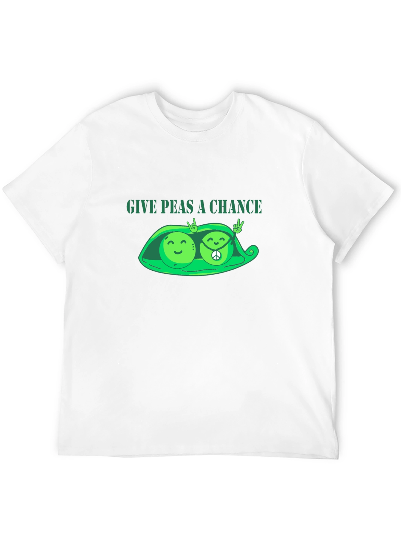 Give Peas a Chance T-Shirt - Peace & Love