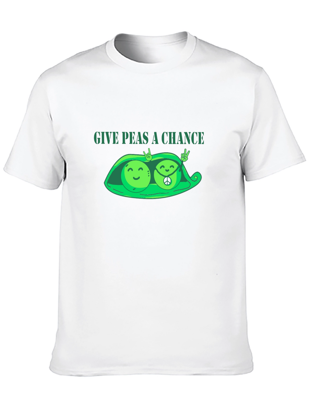 Give Peas a Chance T-Shirt - Peace & Love
