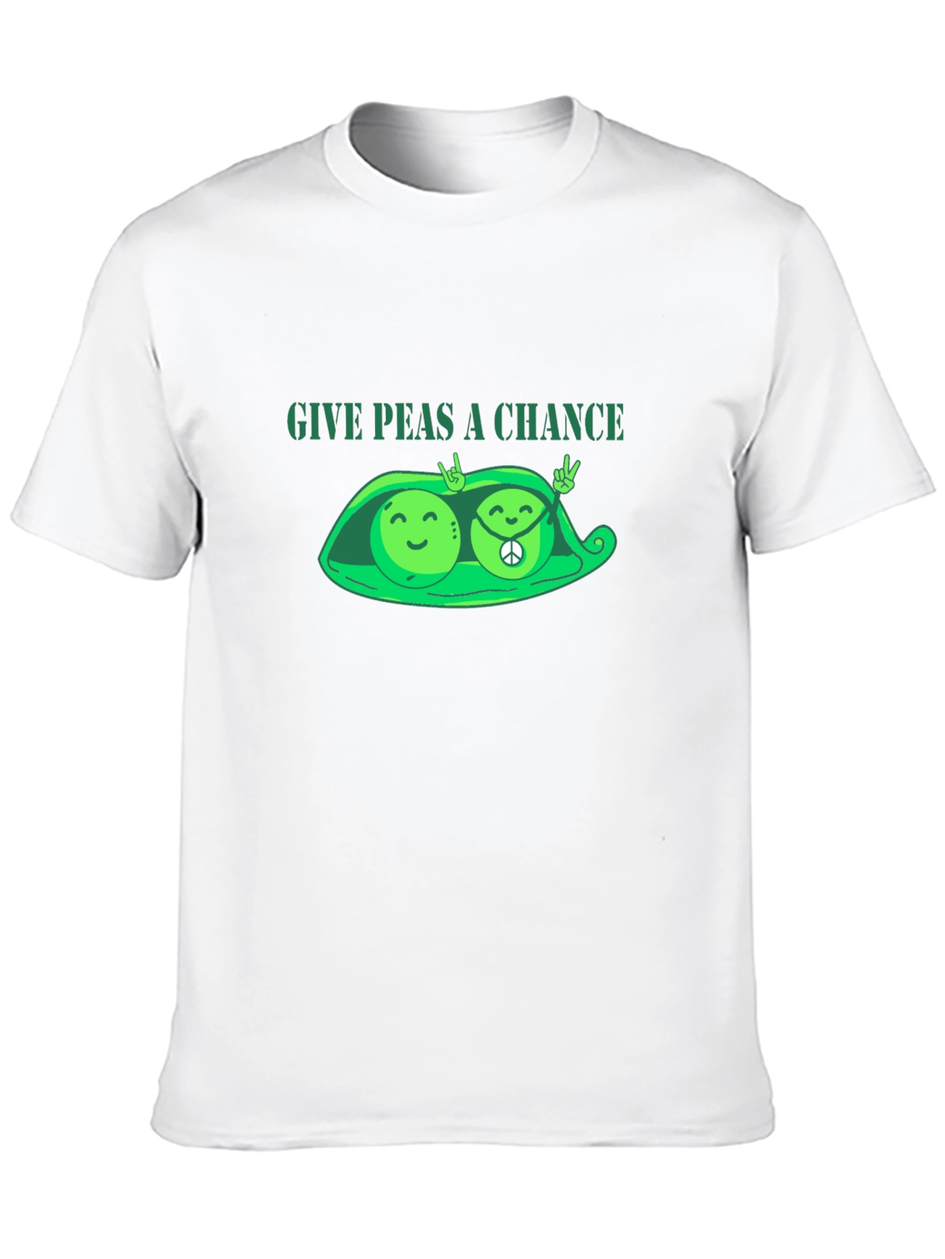 Give Peas a Chance T-Shirt - Peace & Love